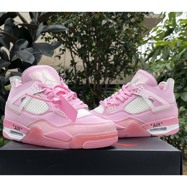 Jordan Air jordan 4 x OFF-WHITE Sneakers     CV9388-105  - DesignerGu