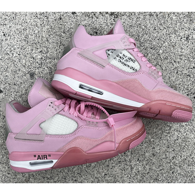 Jordan Air jordan 4 x OFF-WHITE Sneakers     CV9388-105  - DesignerGu