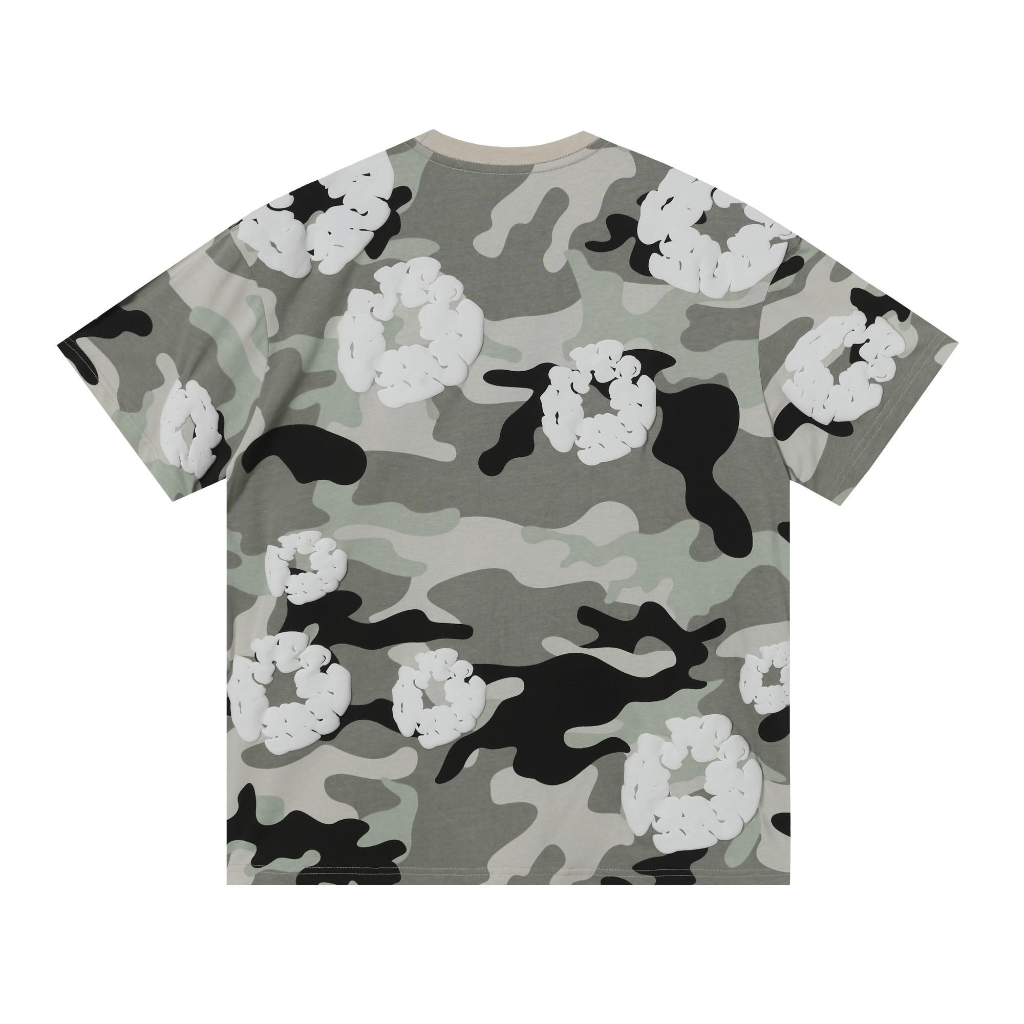 Denim Tears Camo Cotton T-shirt  - DesignerGu