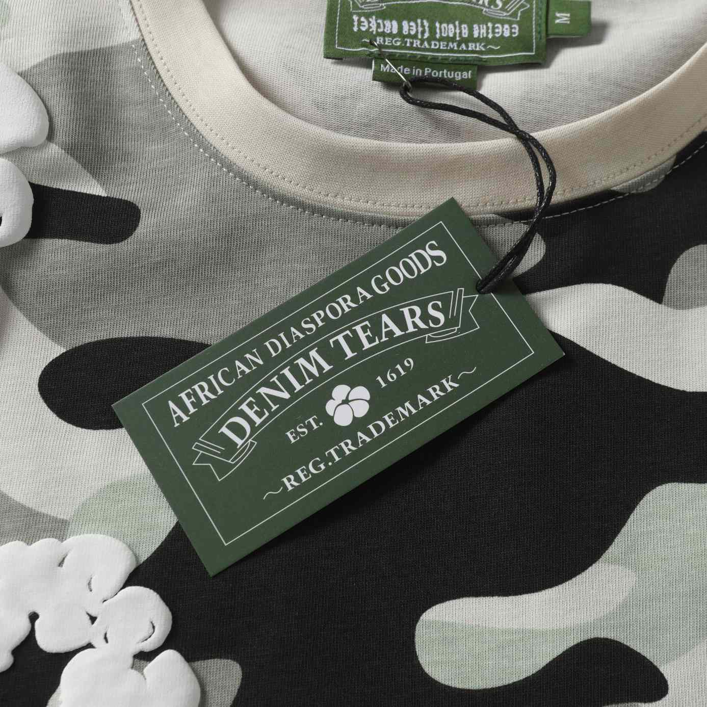 Denim Tears Camo Cotton T-shirt  - DesignerGu