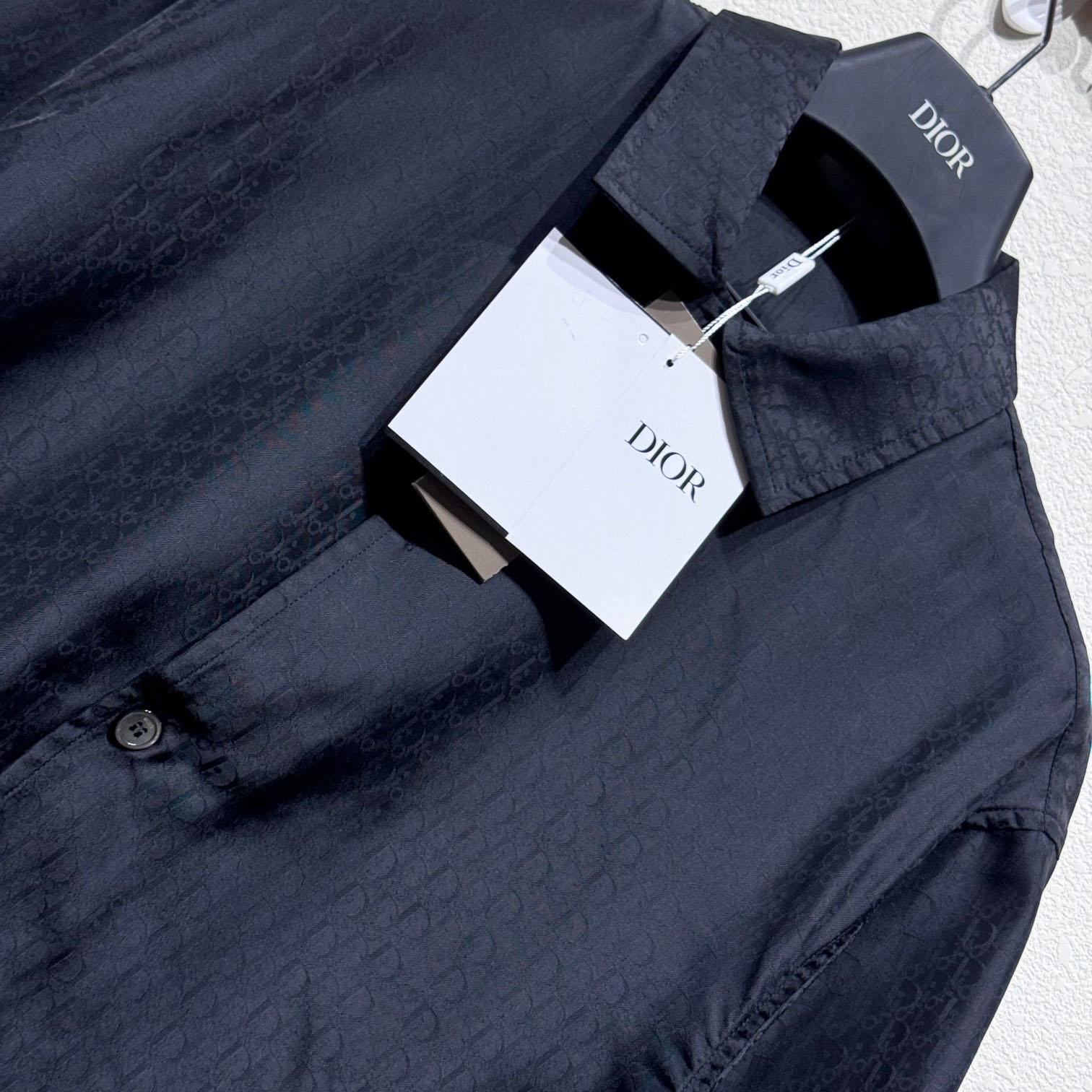 Dior Oblique Short-Sleeved Shirt  - DesignerGu