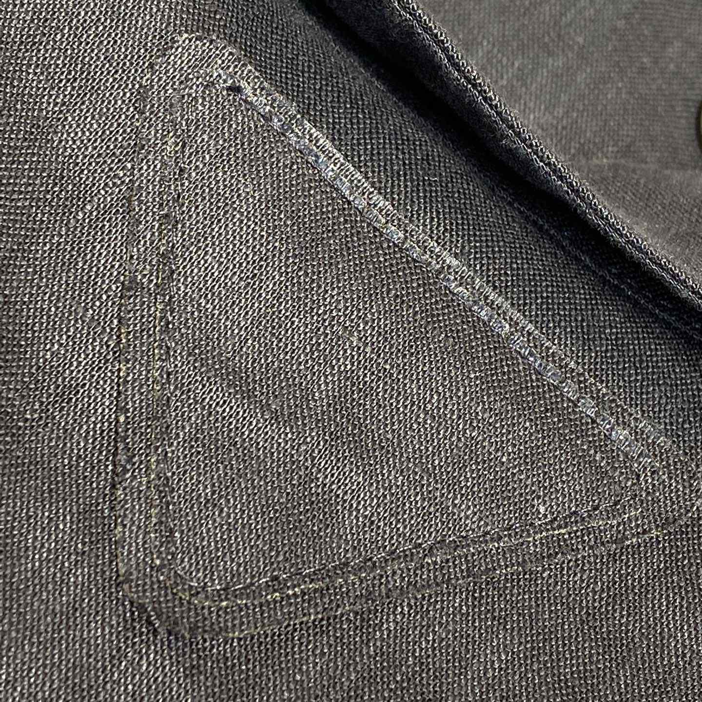 Prada Triangle-logo Cuban-collar Linen Shirt - DesignerGu