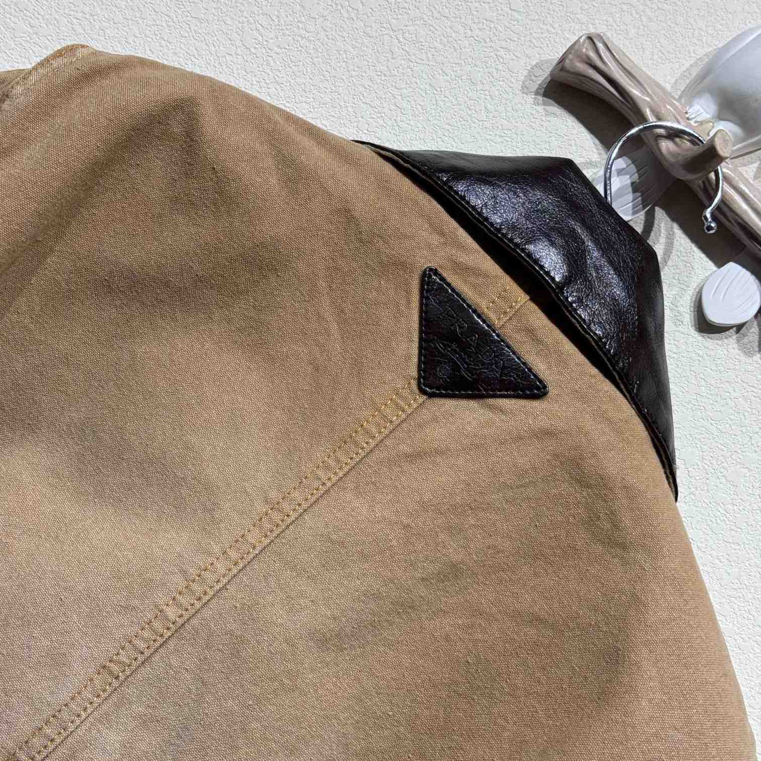 Prada Distressed Canvas Jacket - DesignerGu