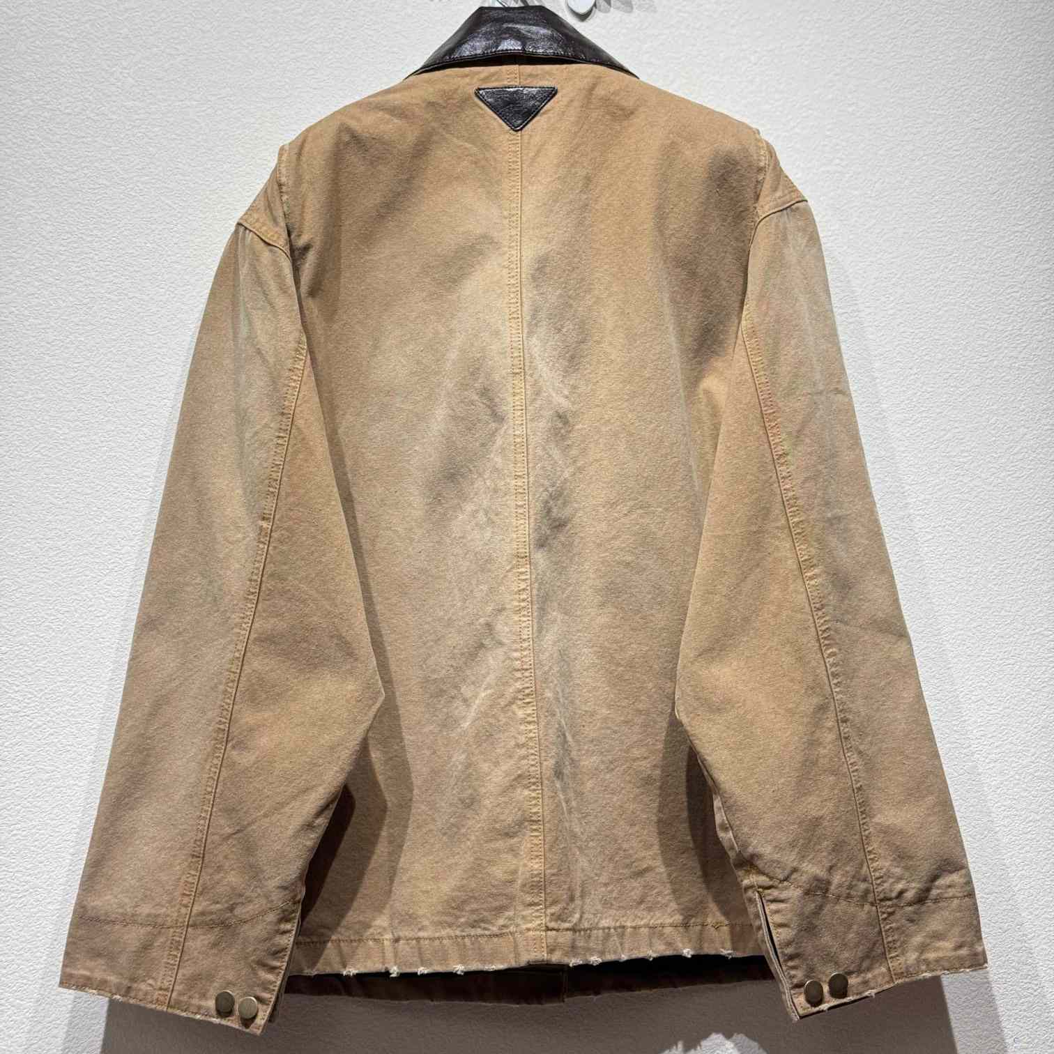 Prada Distressed Canvas Jacket - DesignerGu
