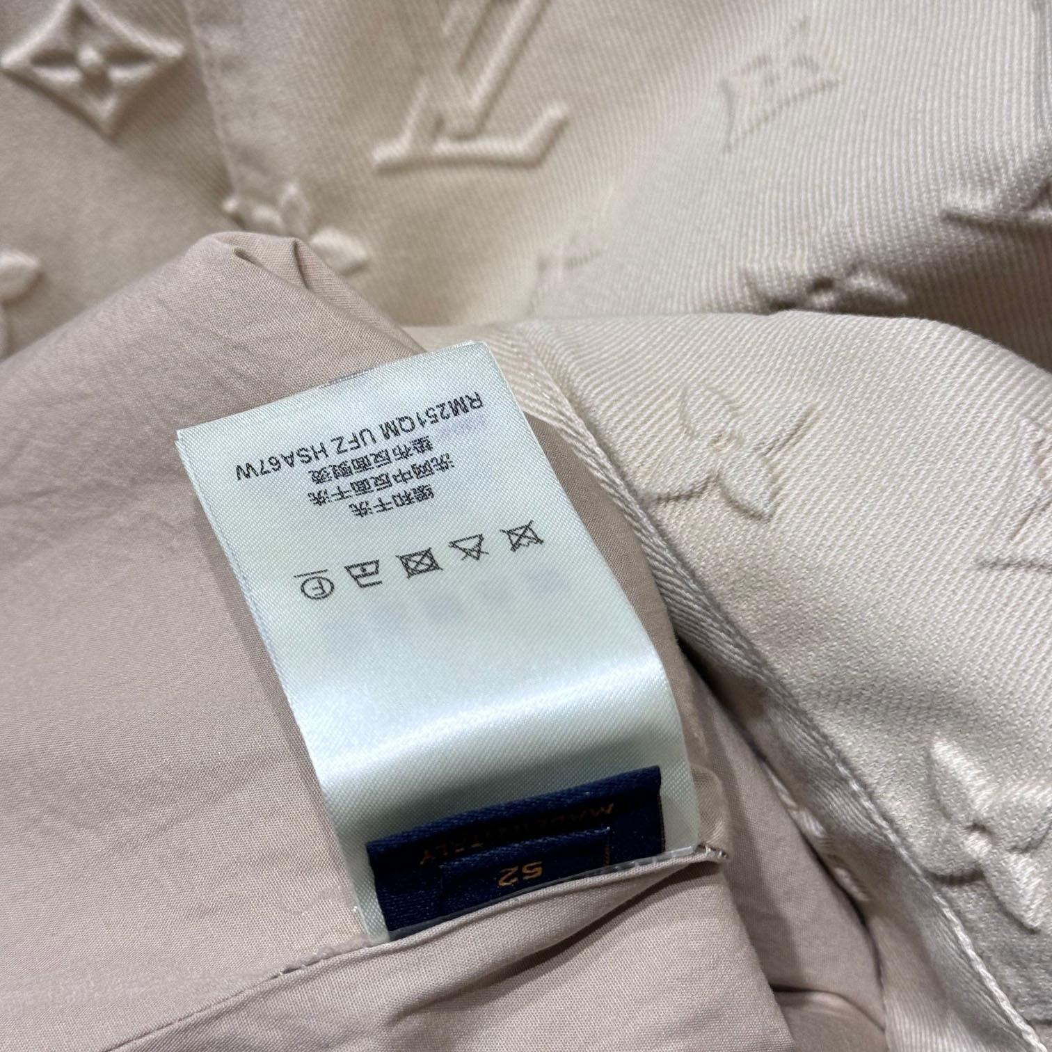 Louis Vuitton Monogram Embossed Overshirt    - DesignerGu