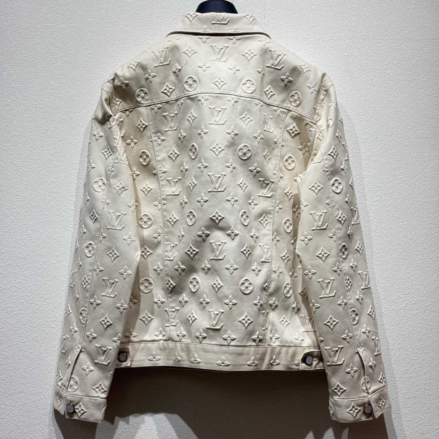 Louis Vuitton Monogram Embossed Overshirt    - DesignerGu