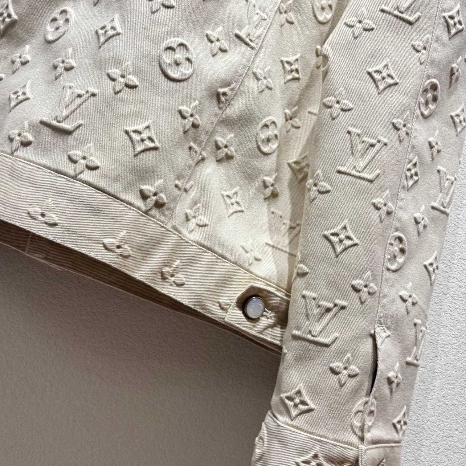 Louis Vuitton Monogram Embossed Overshirt    - DesignerGu