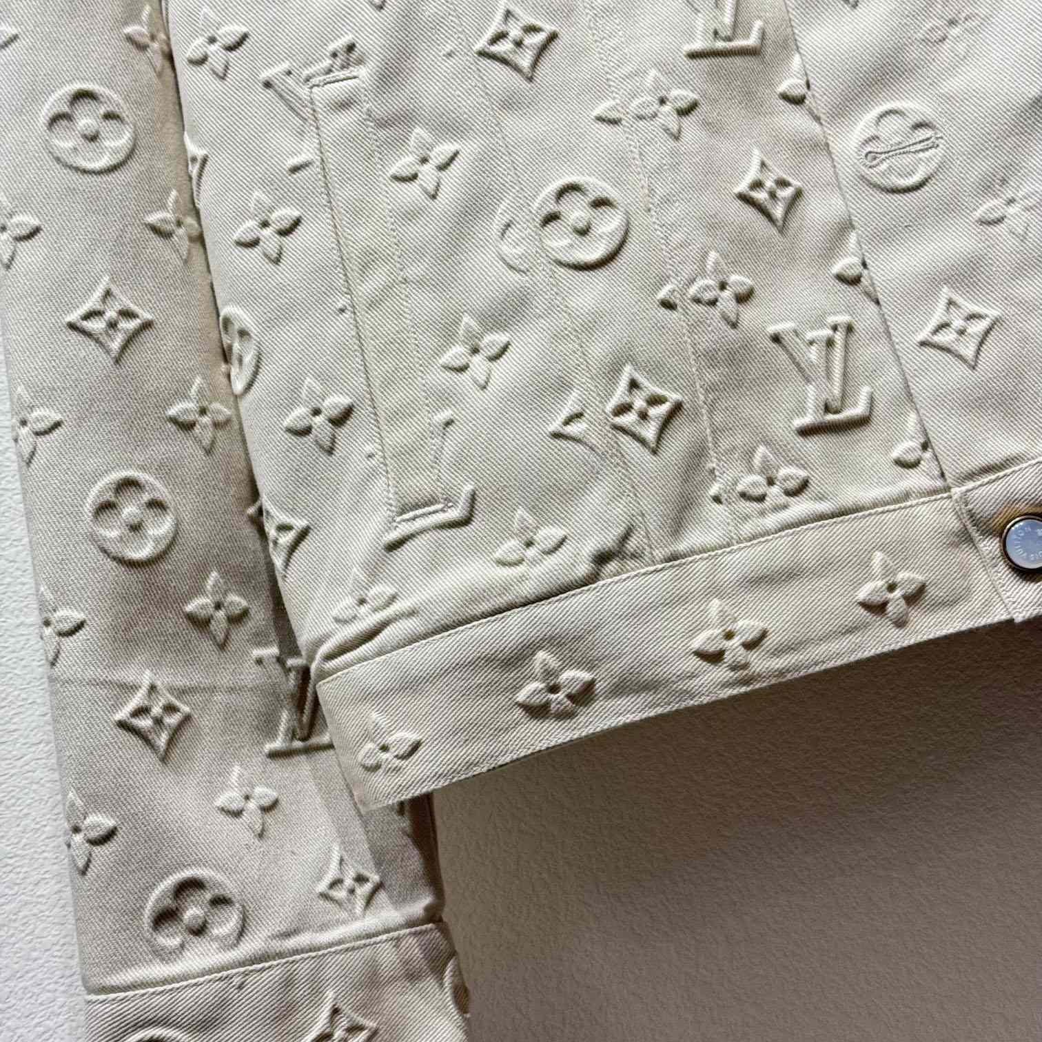 Louis Vuitton Monogram Embossed Overshirt    - DesignerGu