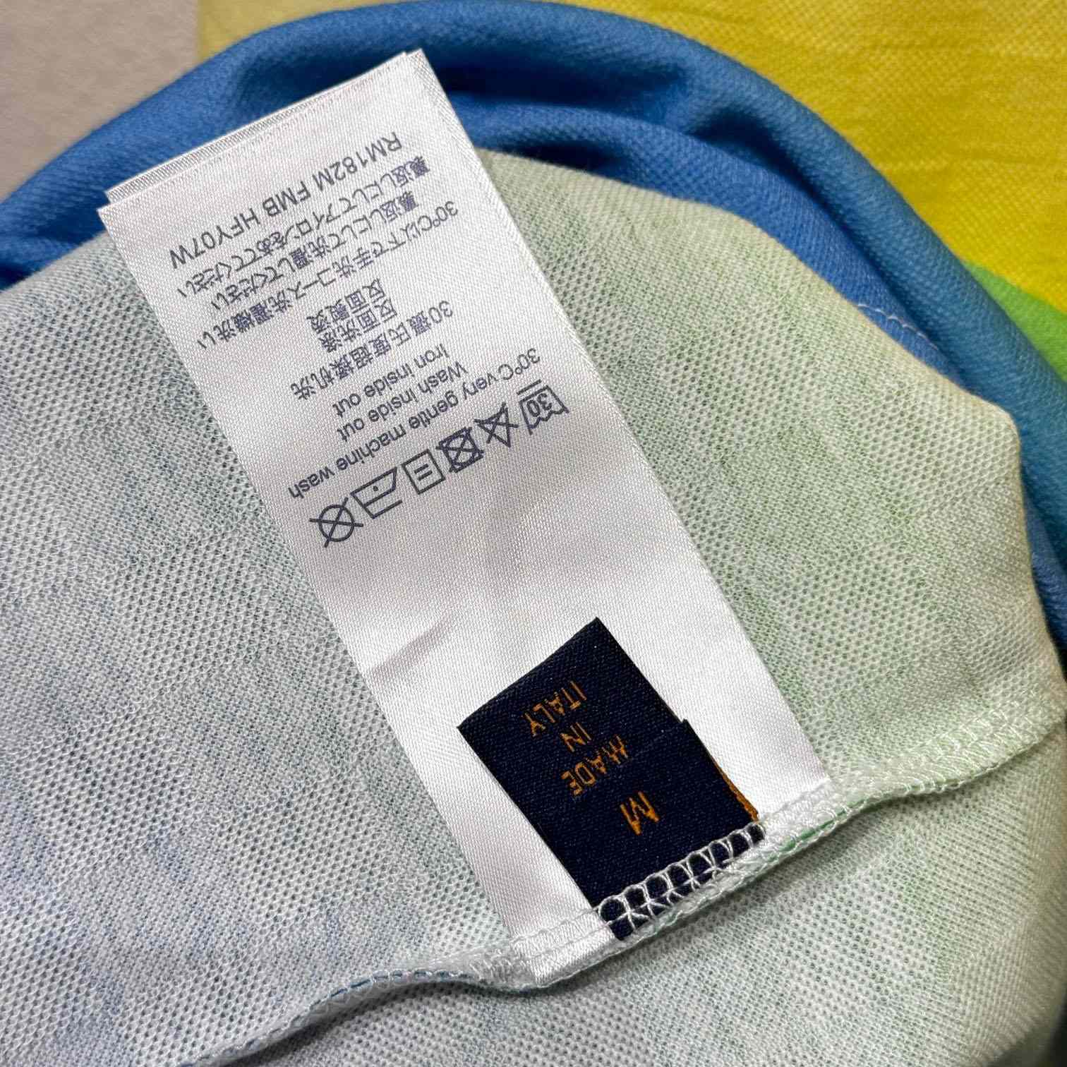 Louis Vuitton Damier Gradient Jacquard Cotton T-Shirt   - 
