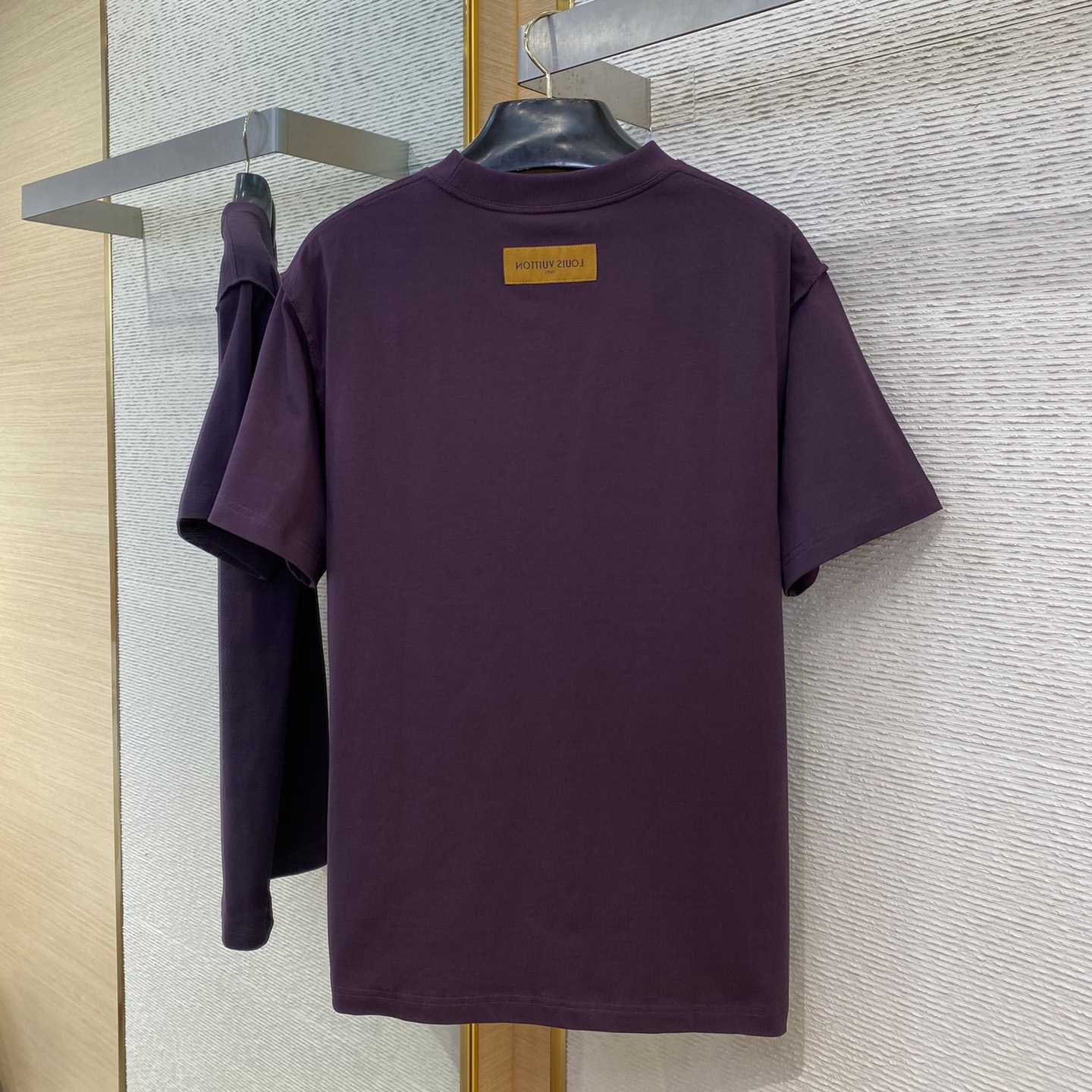 Louis Vuitton Embossed LV T-Shirt   - DesignerGu