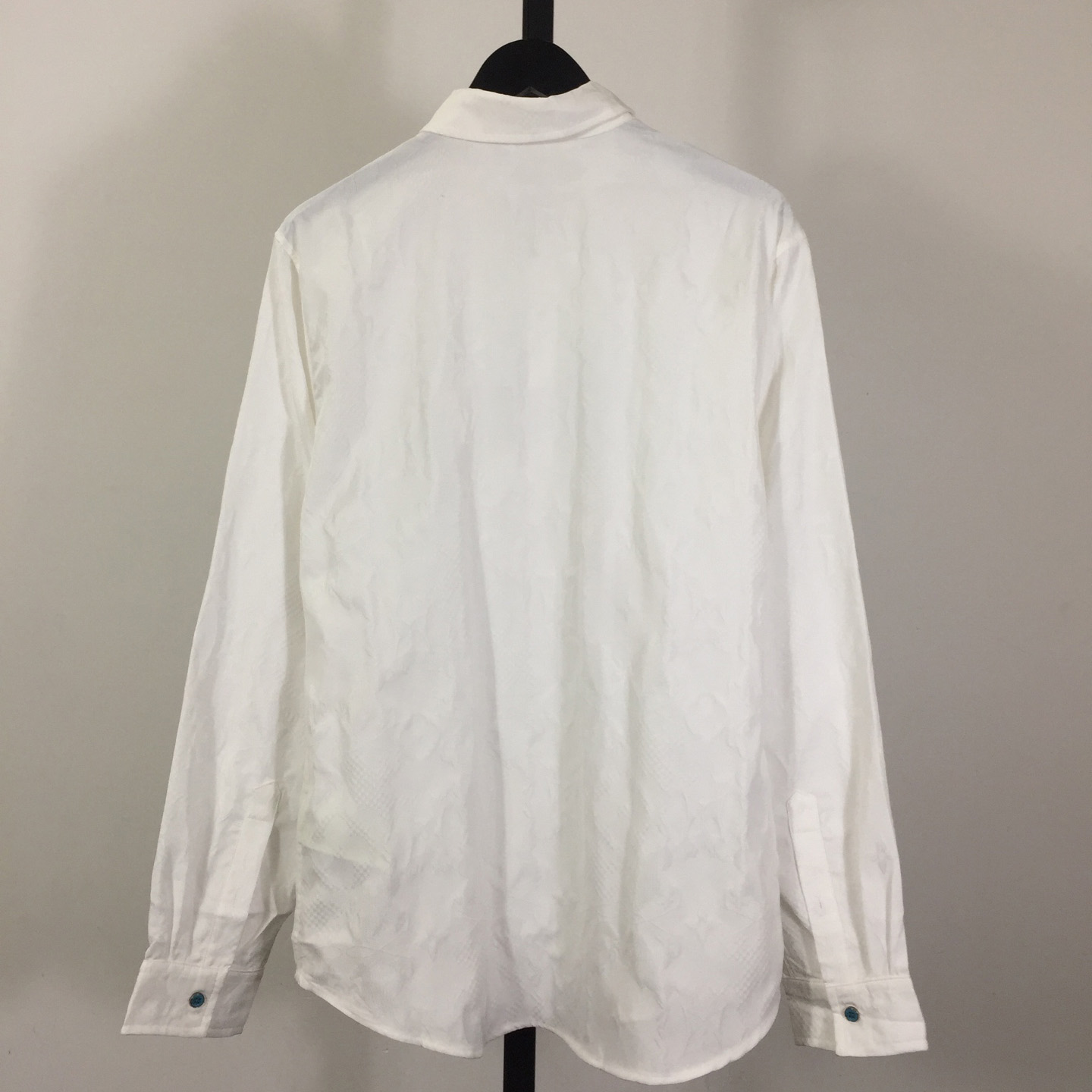 Louis Vuitton Long-Sleeved Jacquard Silk Shirt   1AFWRZ - DesignerGu