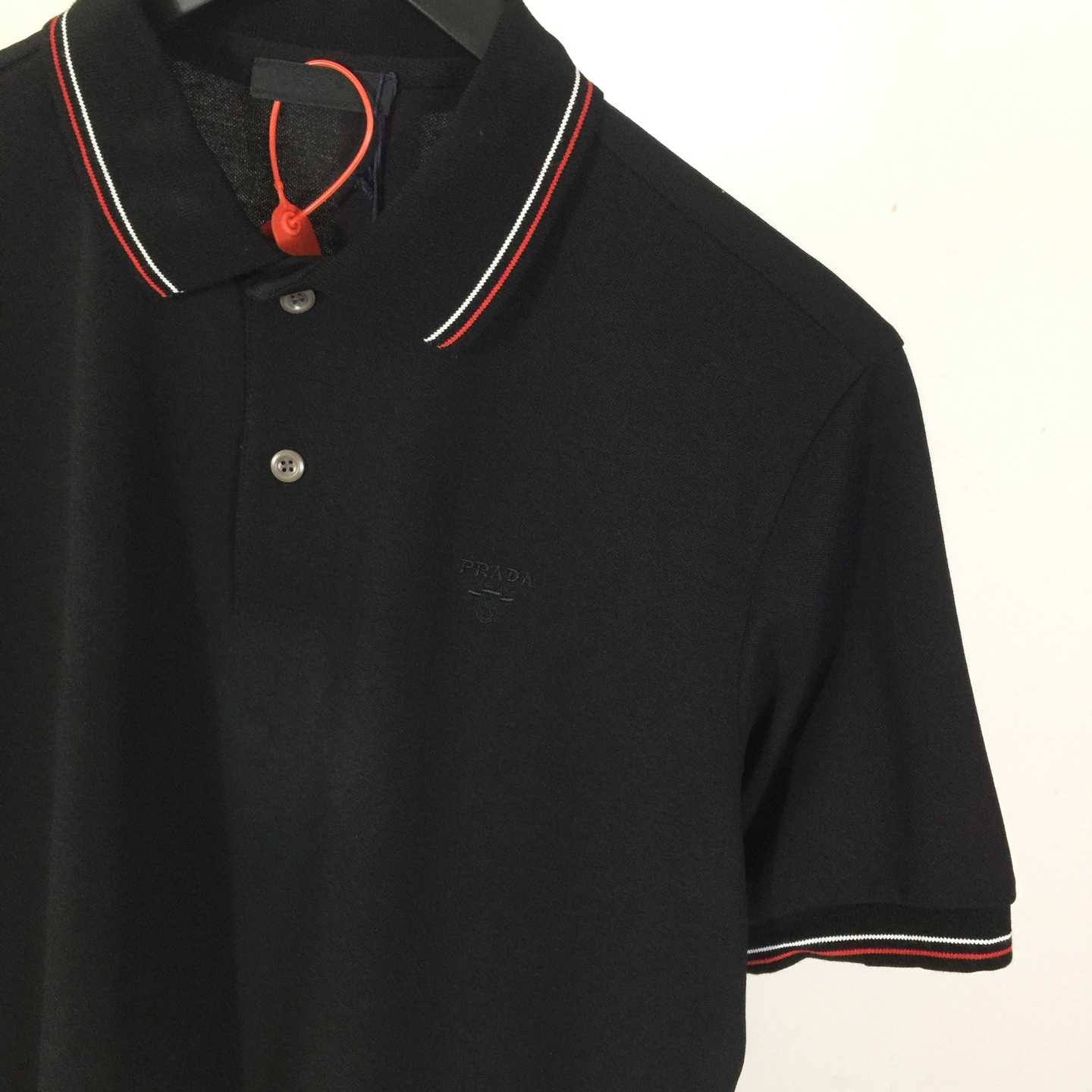 Prada Short-sleeved Piqué Polo Shirt - DesignerGu