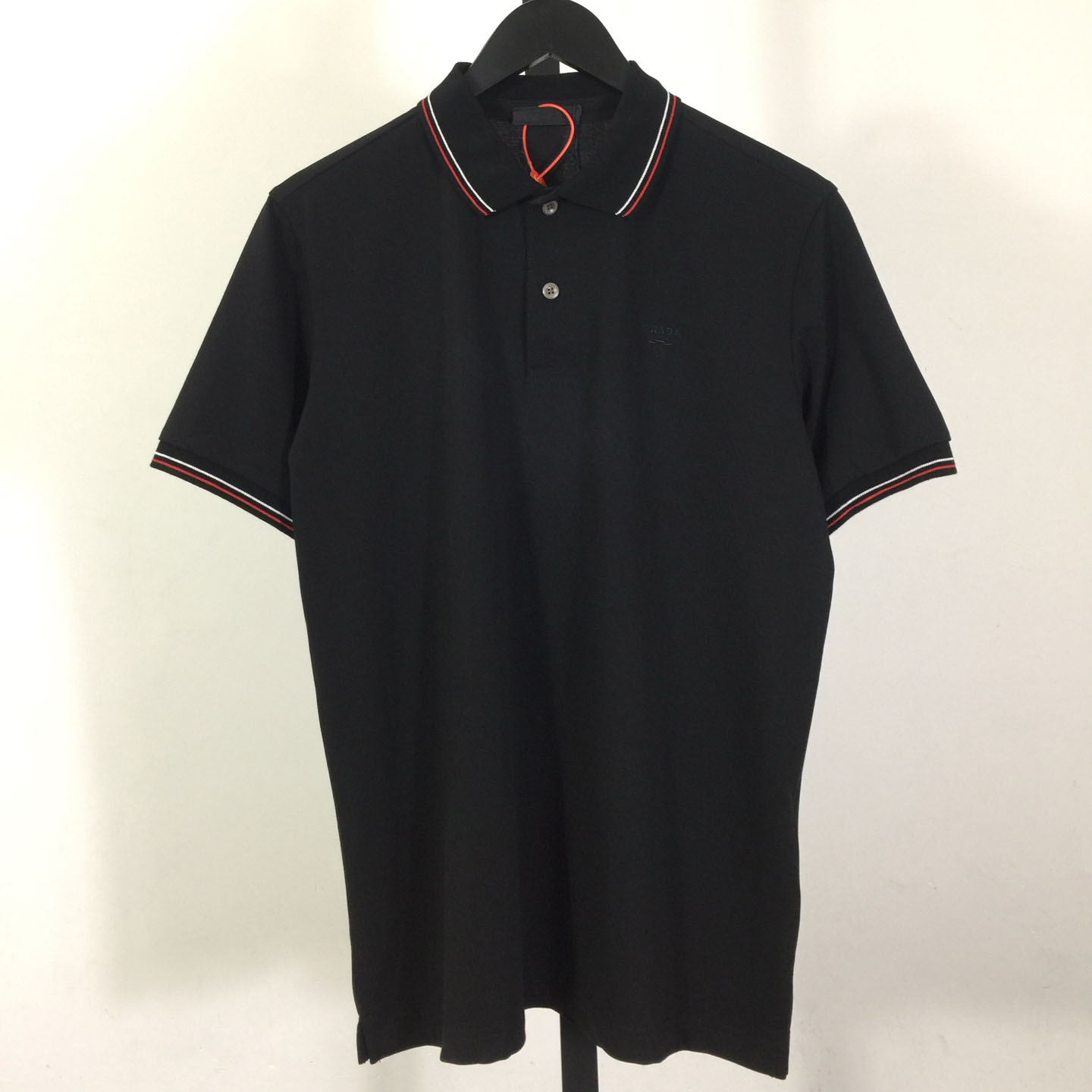 Prada Short-sleeved Piqué Polo Shirt - DesignerGu