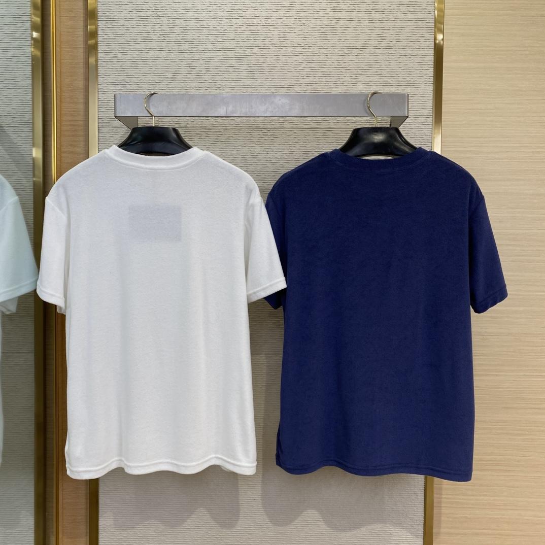 Prada Triangle-logo Terry T-shirt - DesignerGu
