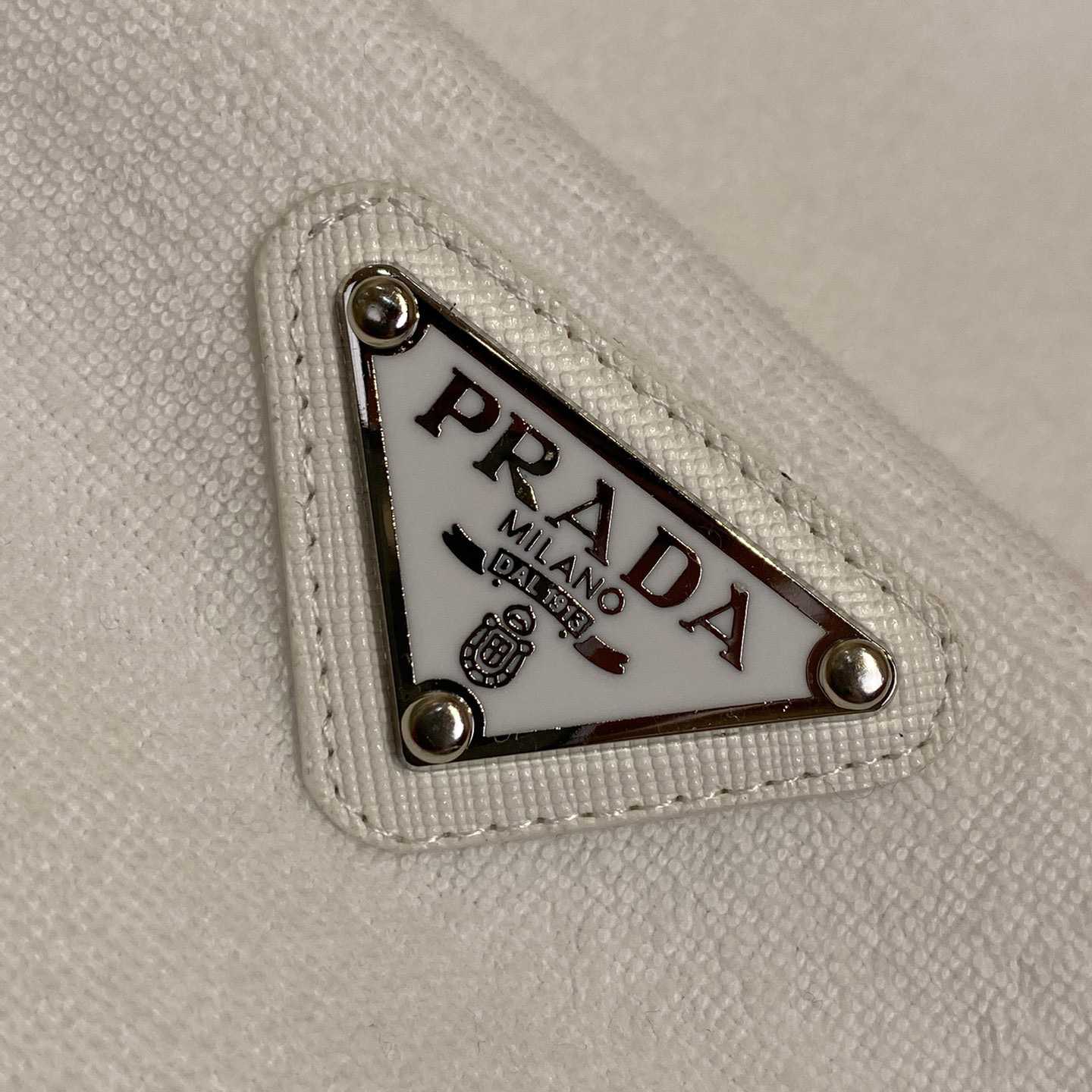 Prada Triangle-logo Terry T-shirt - DesignerGu