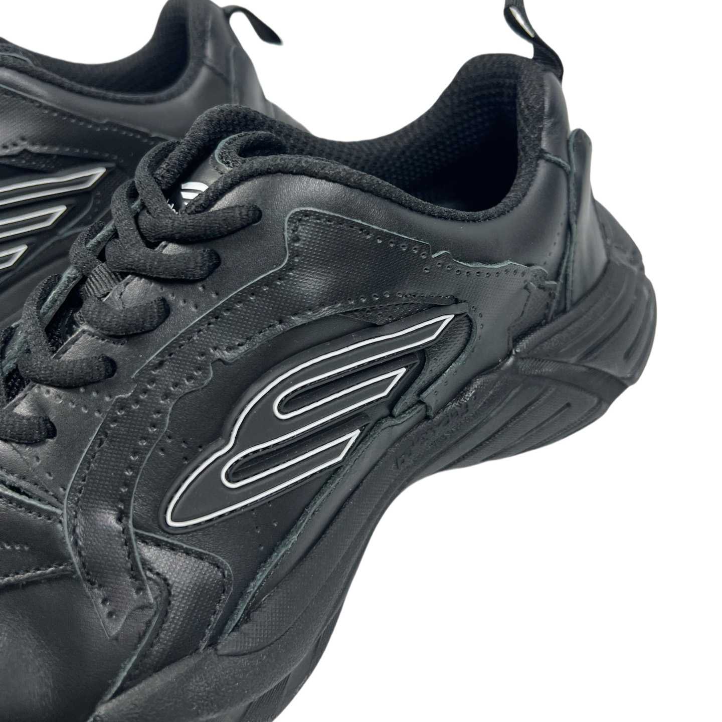 Balenciaga Monday Shoe In Black Cowskin And Polyester - DesignerGu