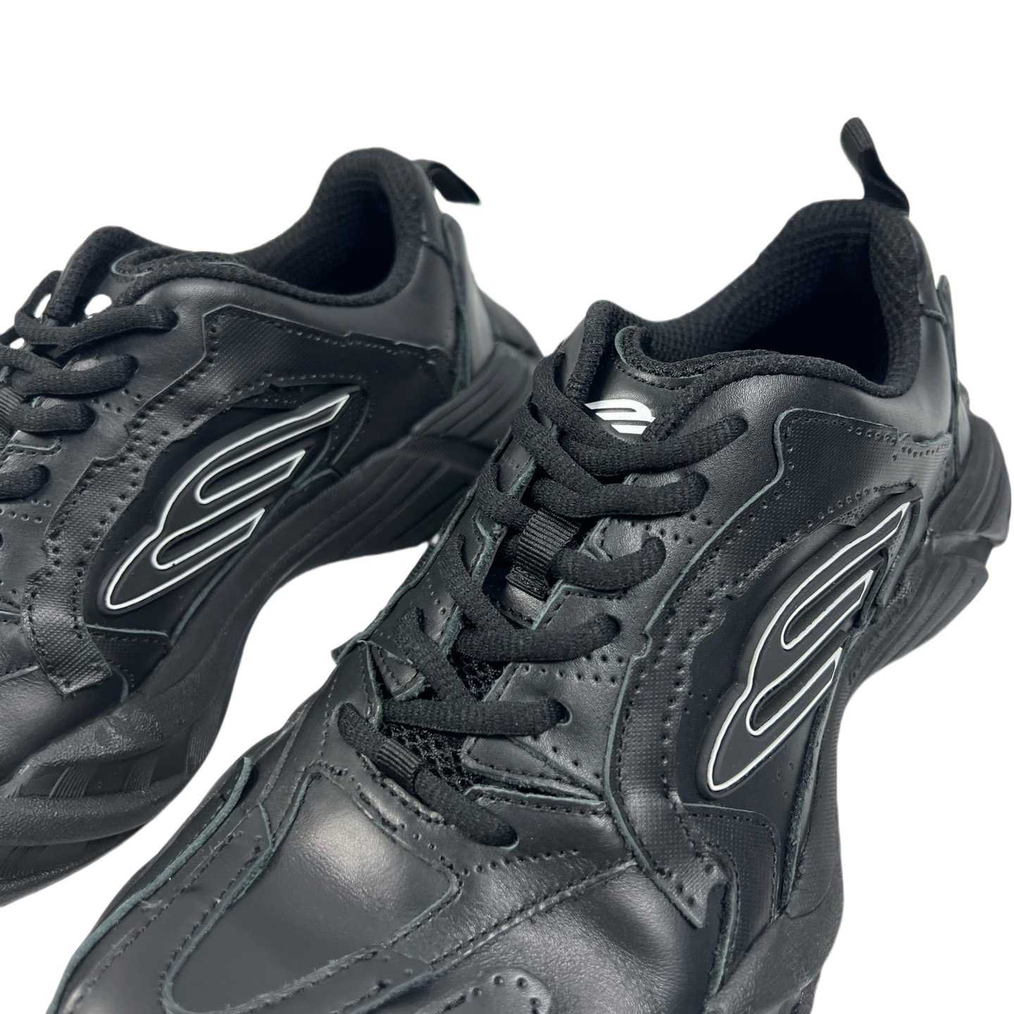 Balenciaga Monday Shoe In Black Cowskin And Polyester - DesignerGu