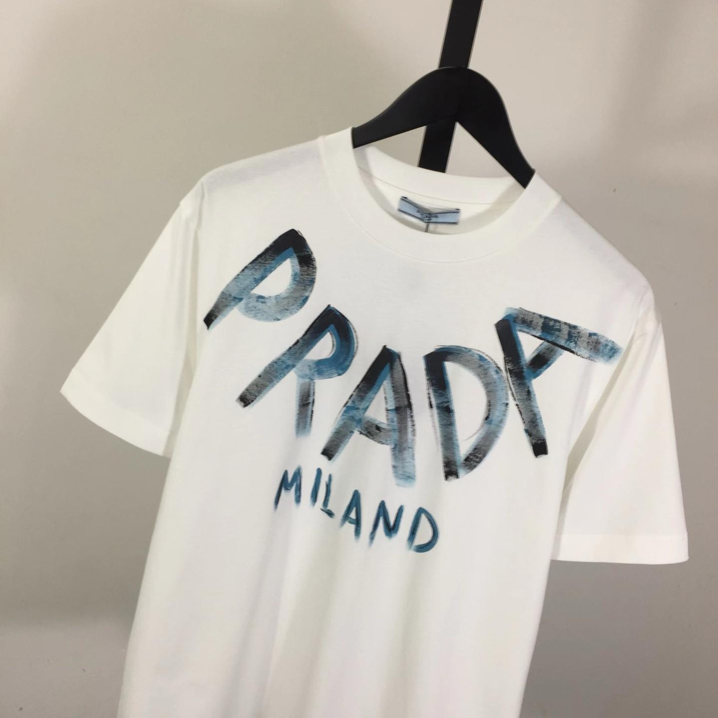 Prada Cotton T-Shirt - DesignerGu