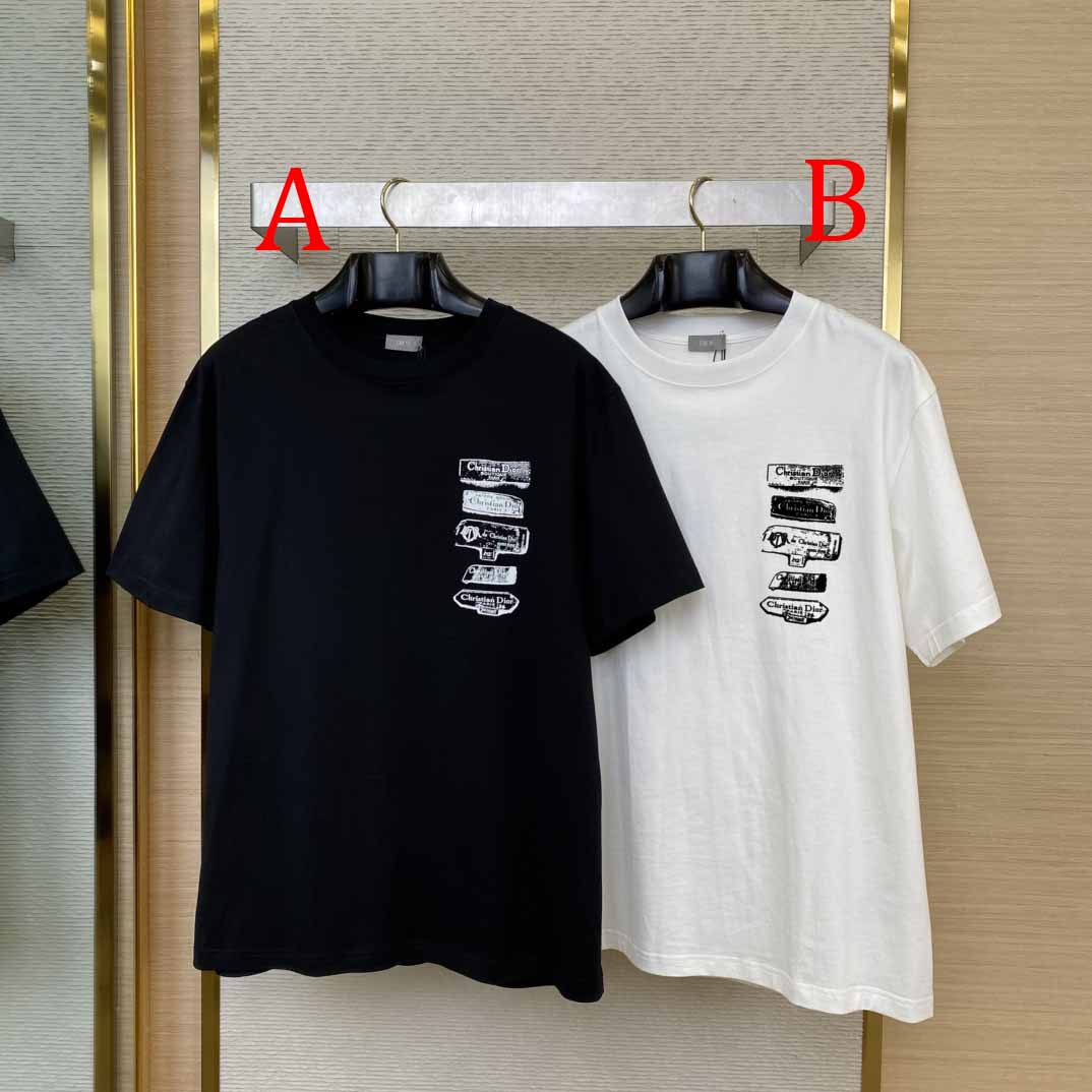 Dior Archives Labels T-Shirt, Relaxed Fit  - DesignerGu