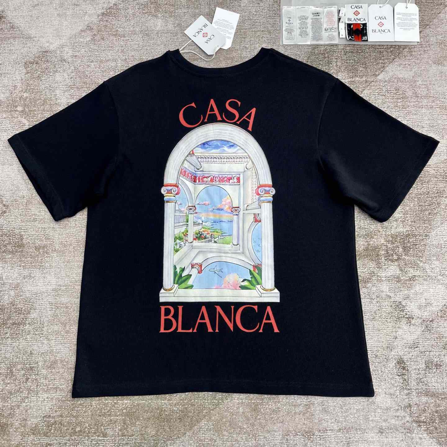 Casablanca Le Passage Printed Cotton T-Shirt   C944 - DesignerGu