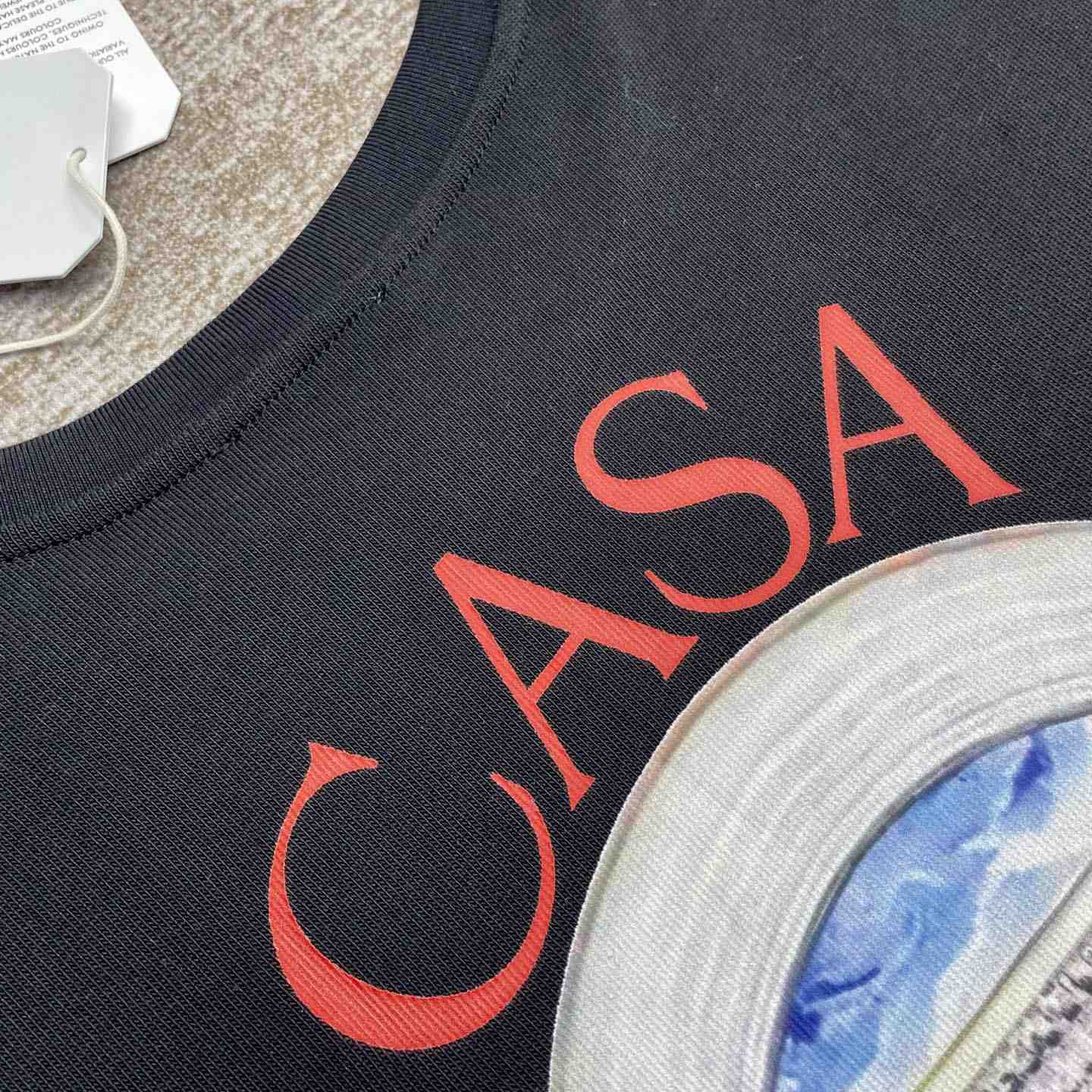 Casablanca Le Passage Printed Cotton T-Shirt   C944 - DesignerGu