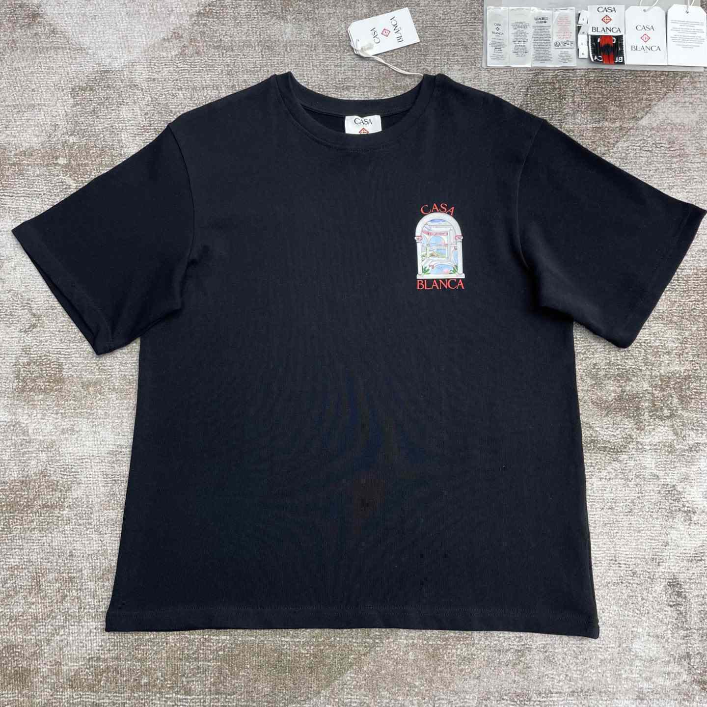 Casablanca Le Passage Printed Cotton T-Shirt   C944 - DesignerGu
