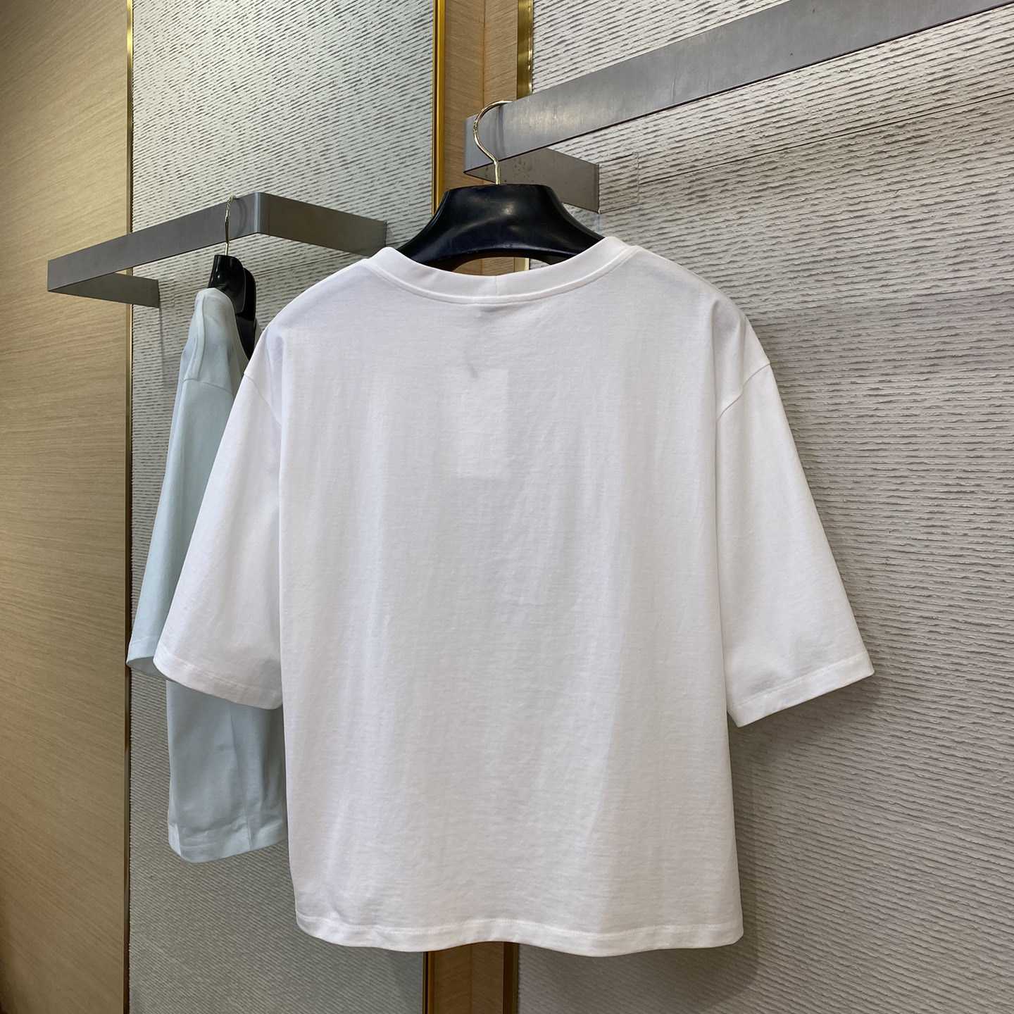 Celine Loose T-shirt In Cotton Jersey - DesignerGu