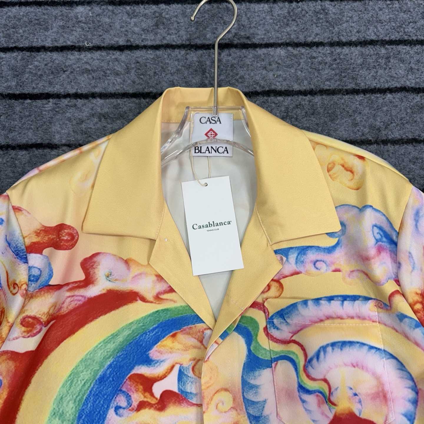 Casablanca Men's Color Nature's Teacher Shirt - DesignerGu