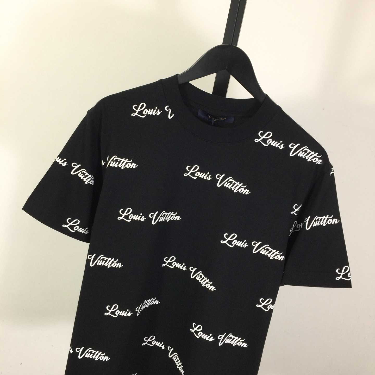 Louis Vuitton Logo Cotton T-Shirt - DesignerGu