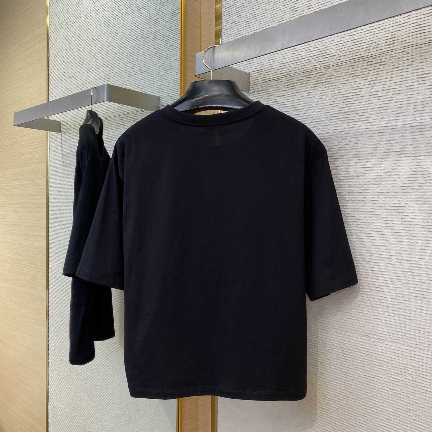 Celine Loose T-shirt In Cotton Jersey - 