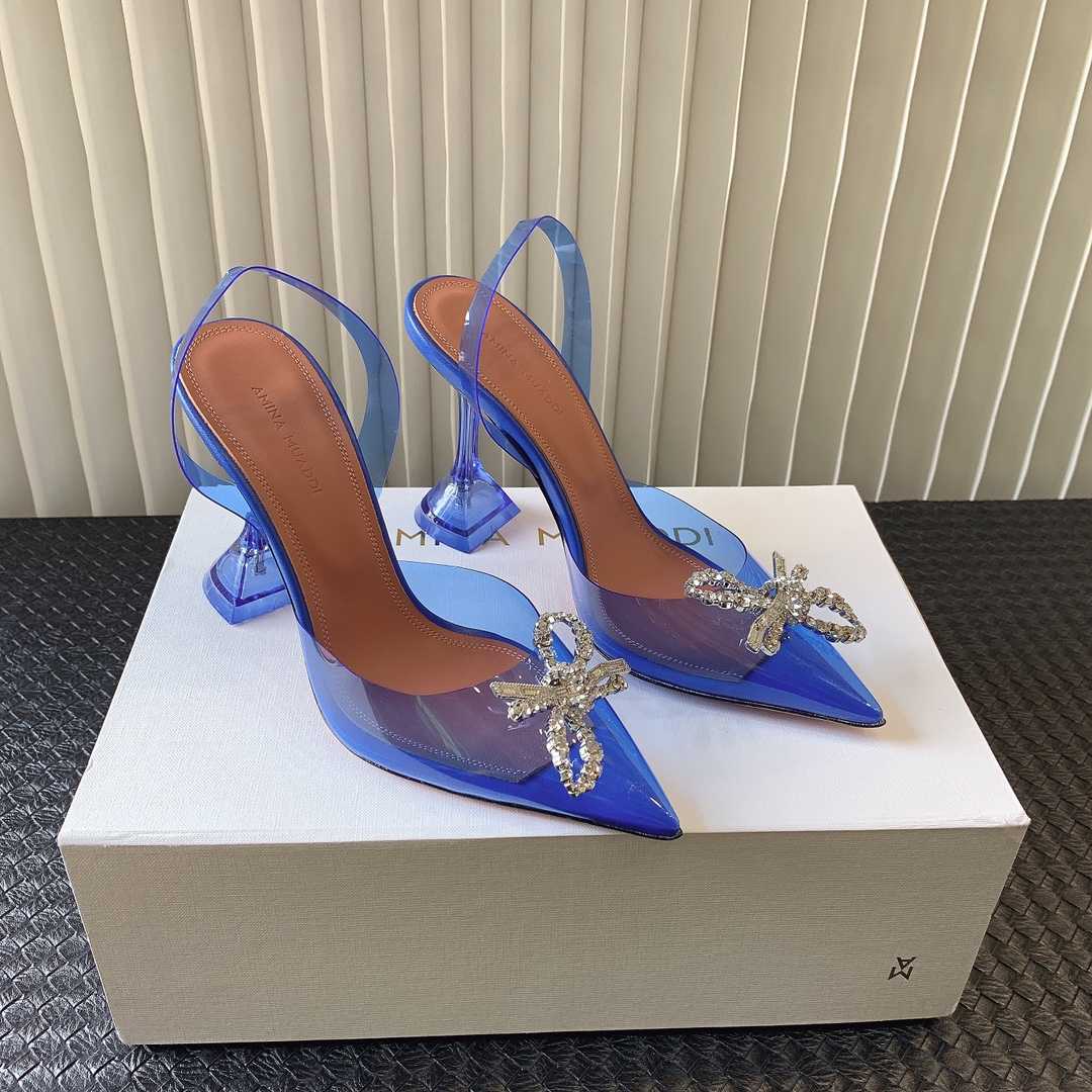 Amina Muaddi Slingbacks - DesignerGu