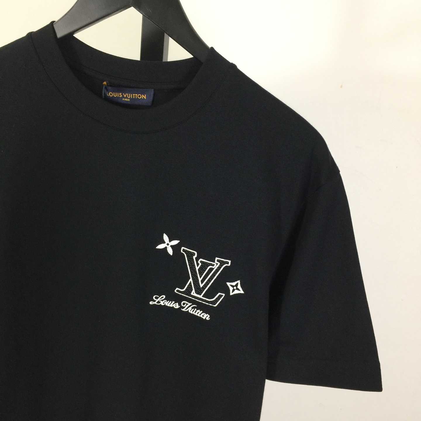 Louis Vuitton Logo Cotton T-Shirt - DesignerGu