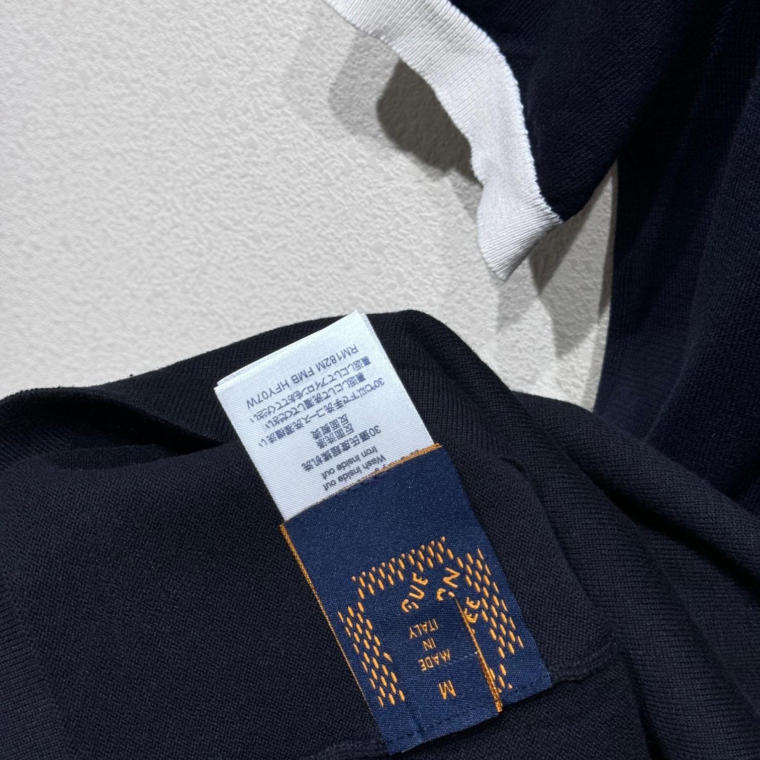 Louis Vuitton Graphic Intarsia Short-Sleeved Cotton Crewneck   - 