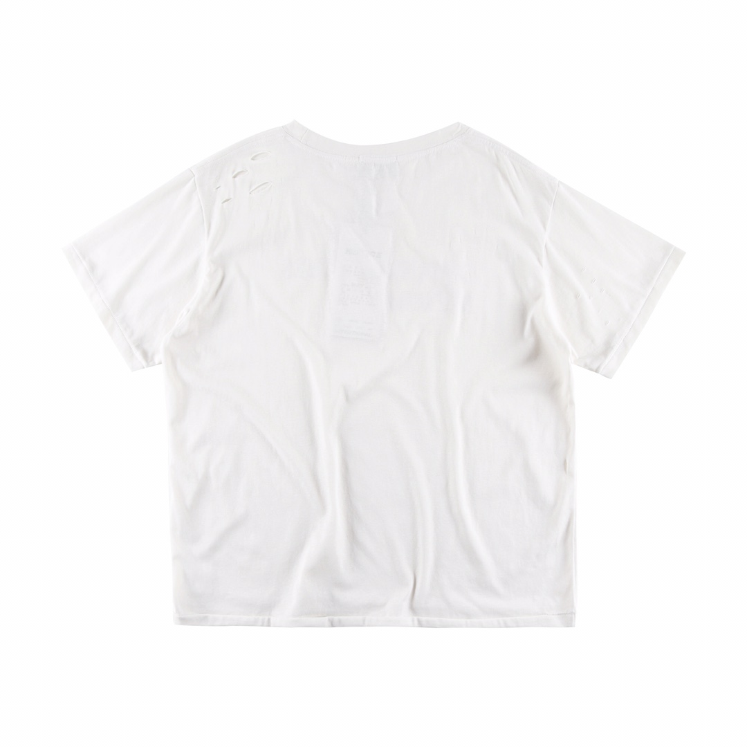 Enfants Riches Déprimés Cropped Distressed Logo-Print Cotton-Jersey - DesignerGu