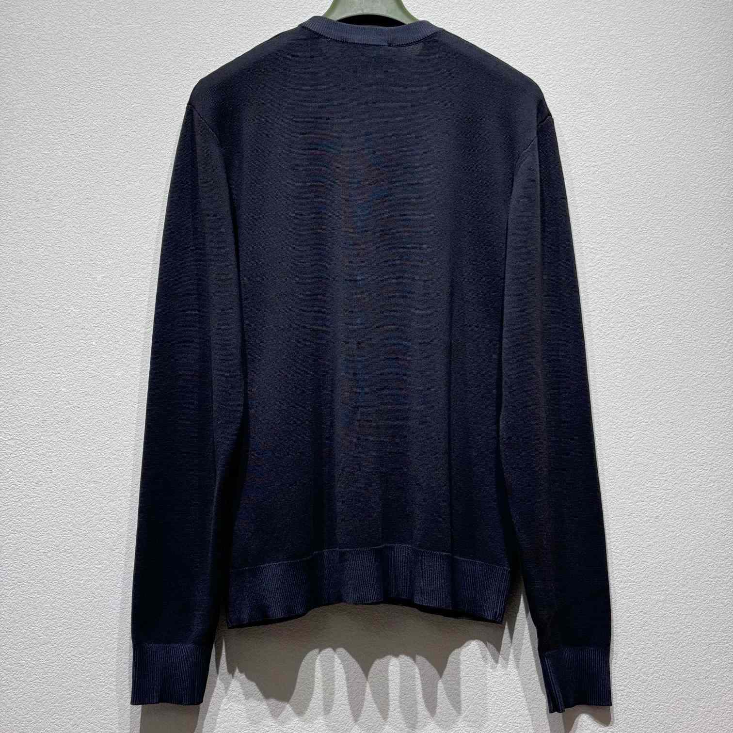Gucci Silk Cotton Jumper With Intarsia - 