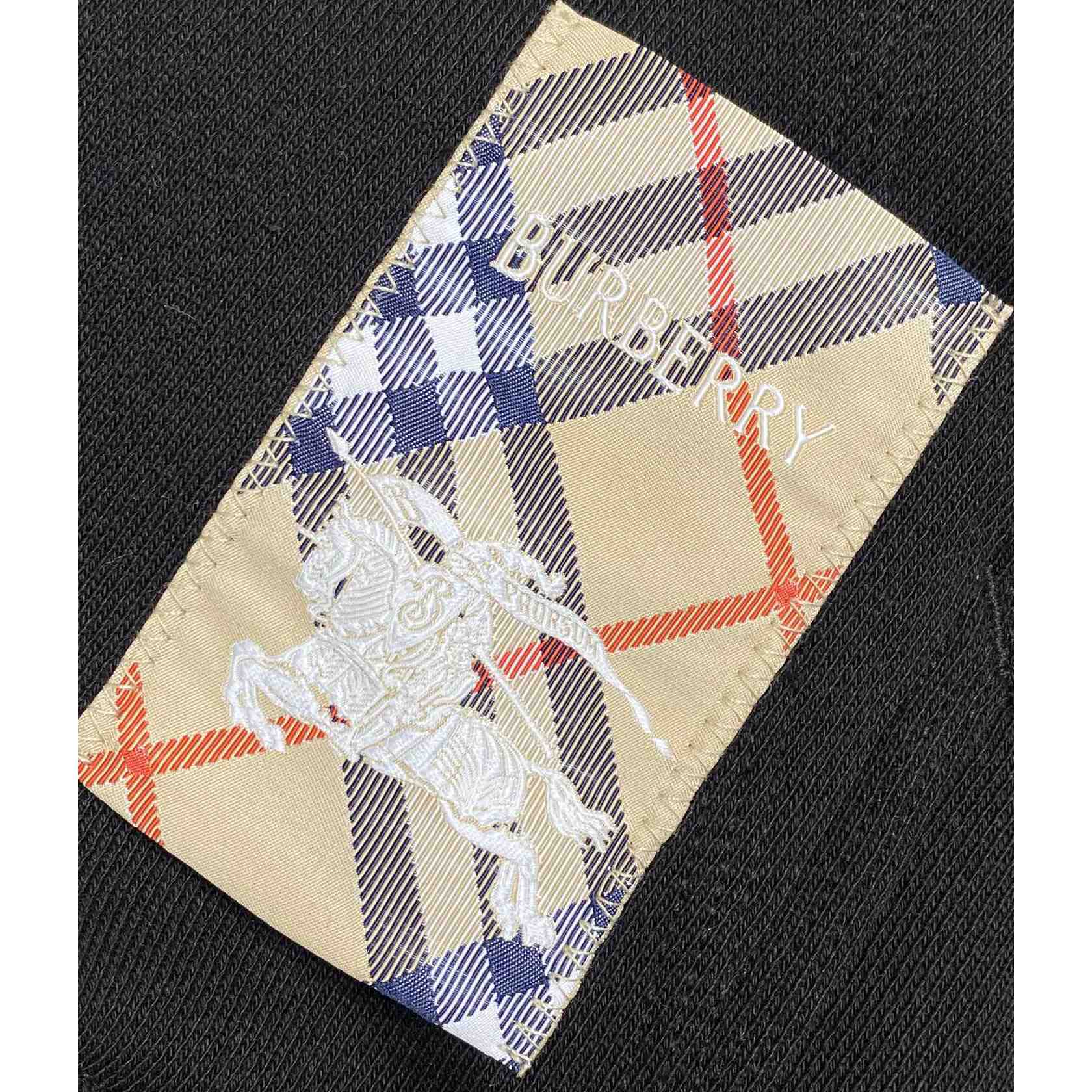 Burberry Check Label Cotton Jogging Pants - 