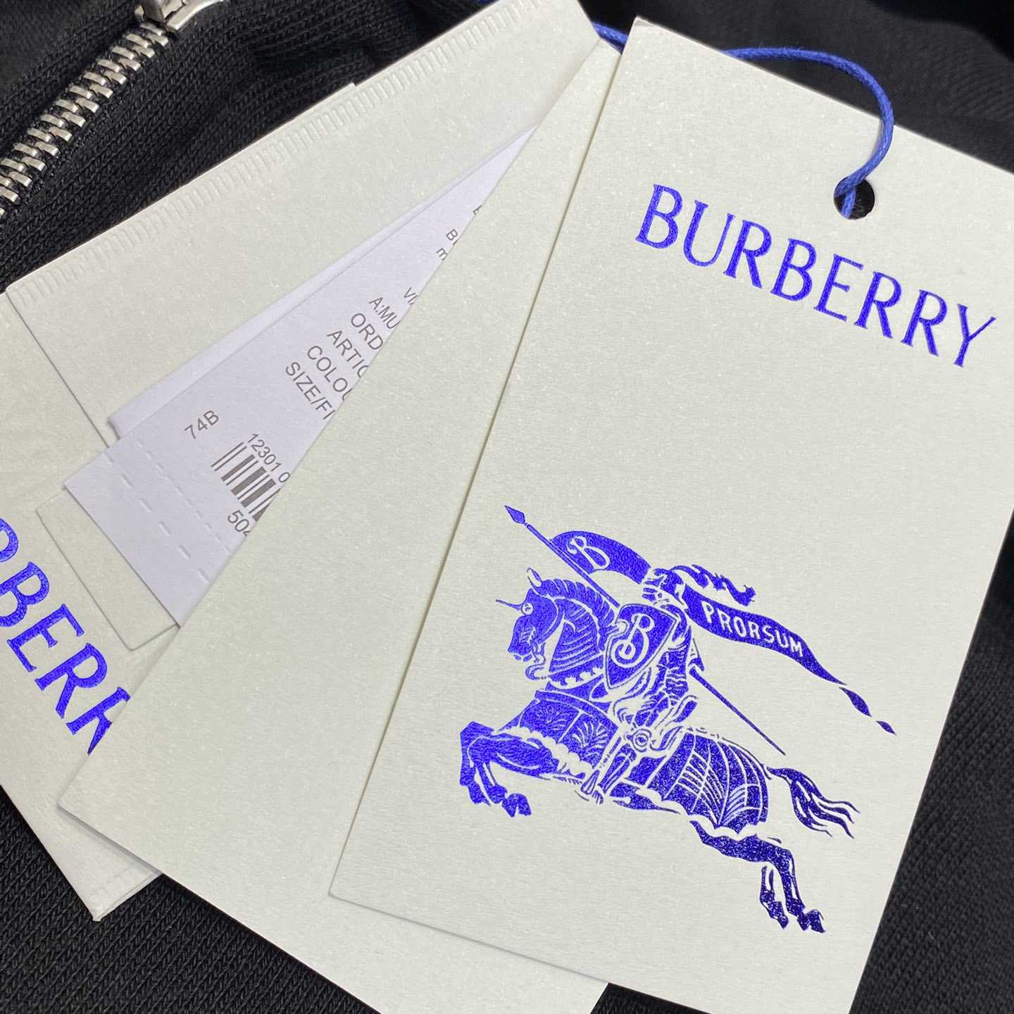 Burberry Check Label Cotton Jogging Pants - 