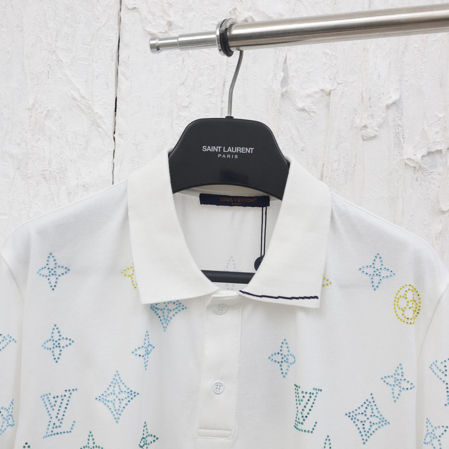 Louis Vuitton Monogram Flower Polo Shirt - DesignerGu
