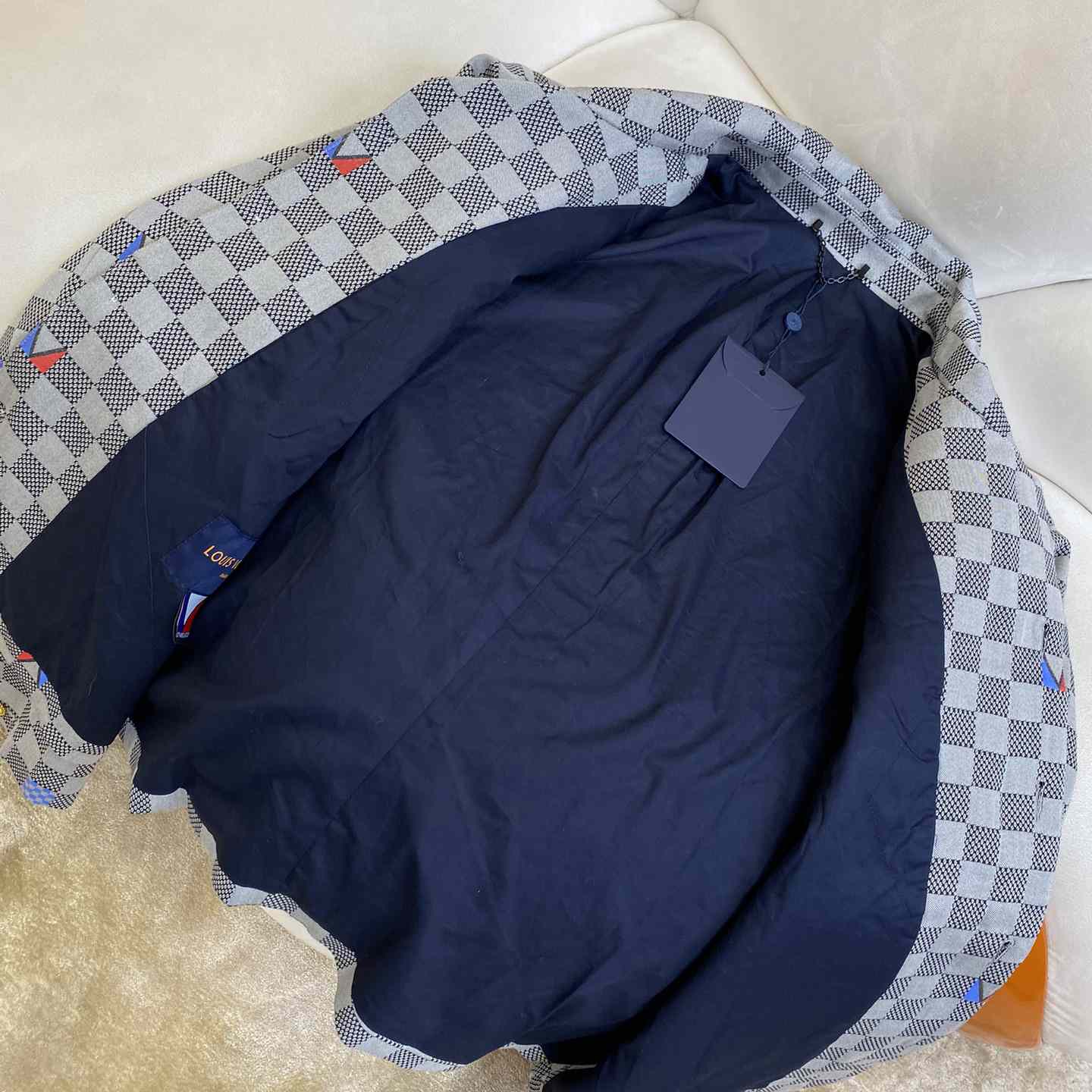 Louis Vuitton Damier Open Collar Cotton Overshirt  1AFVN5 - 