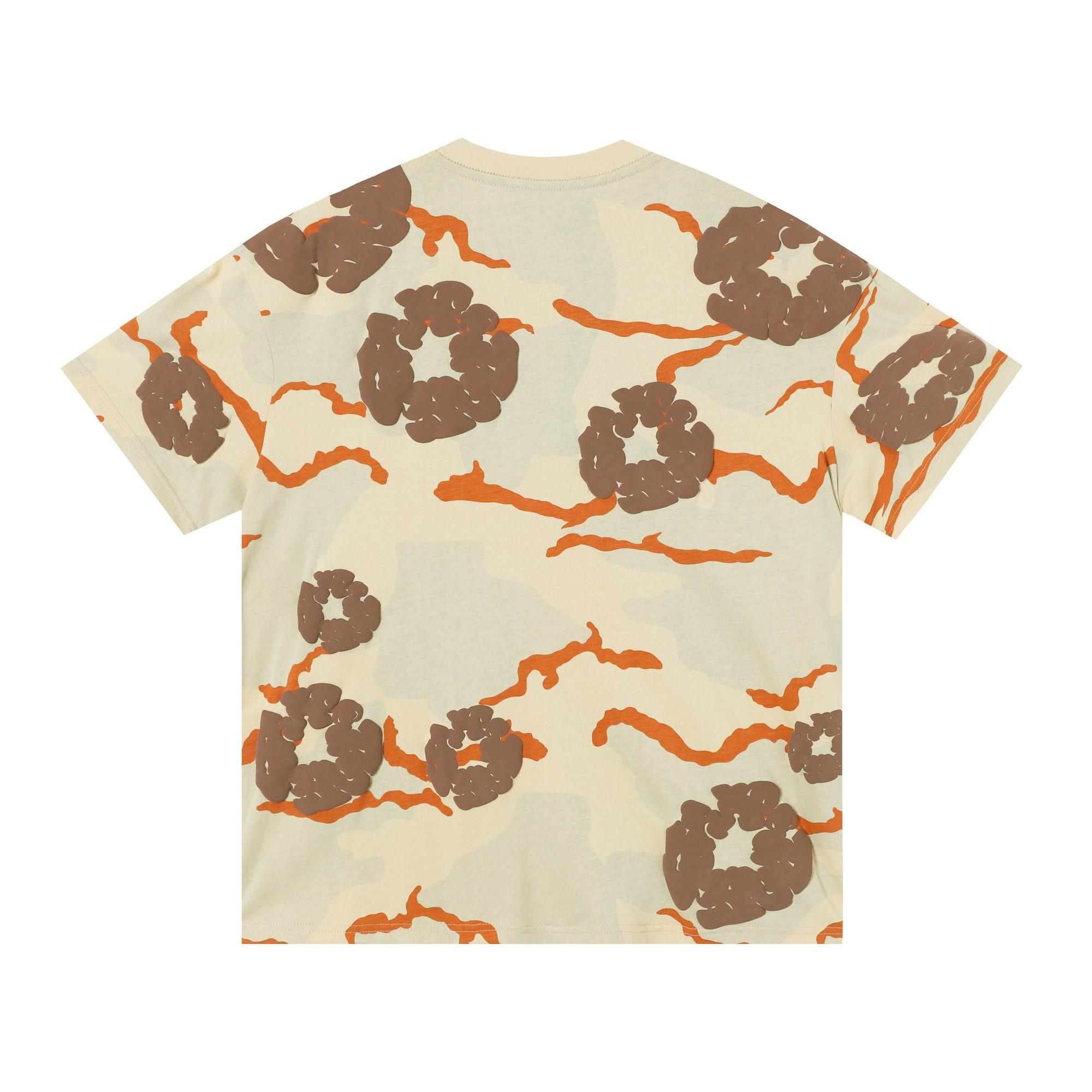 Denim Tears Camo Cotton T-shirt  - DesignerGu