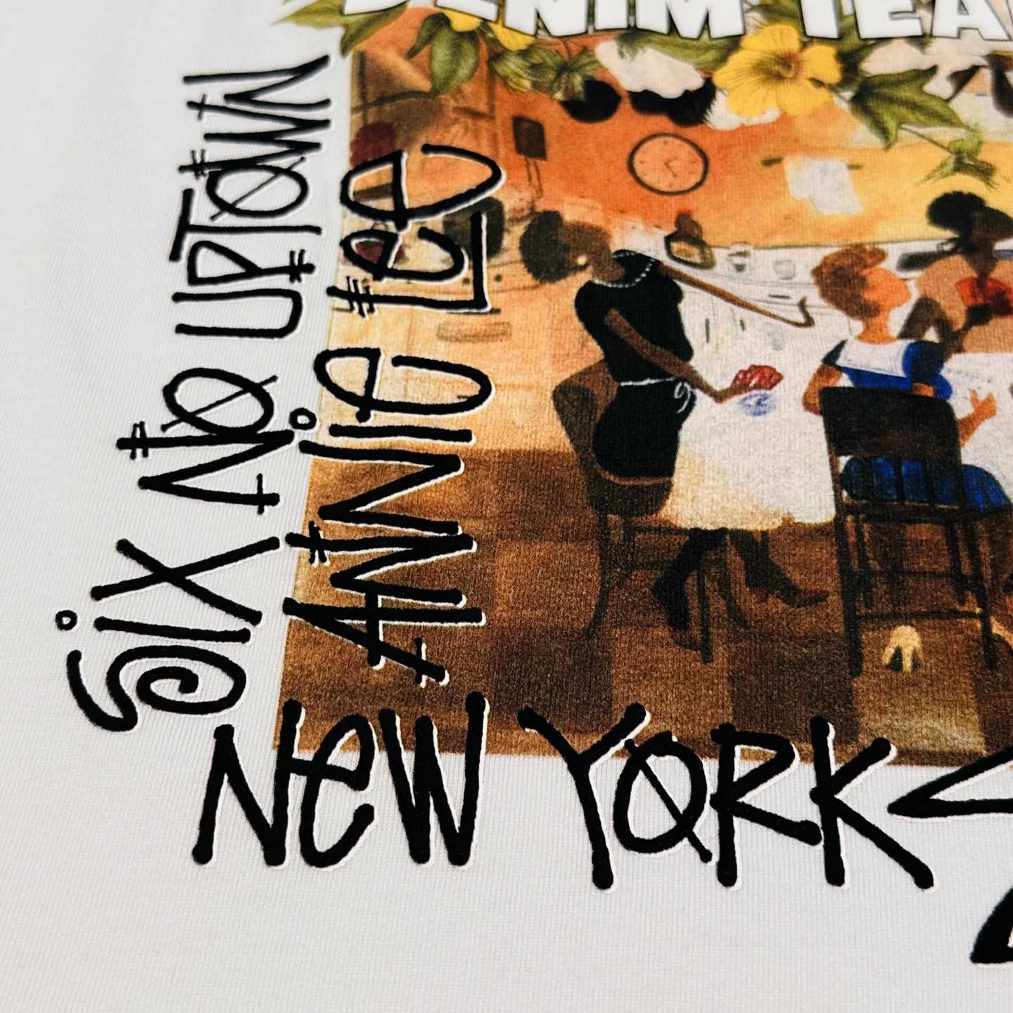 Denim Tears x Stussy Annie Lee Artist Tee - DesignerGu