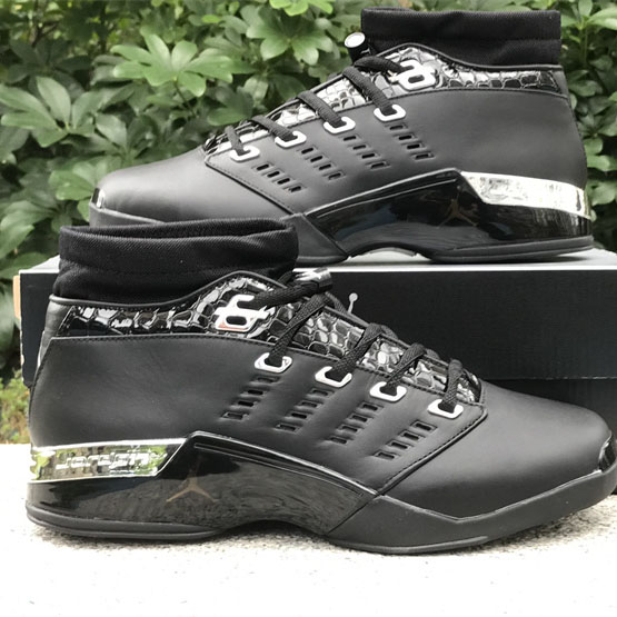 Jordan Air Jordan 17 0G Low Black Chrome   303891-004 - 