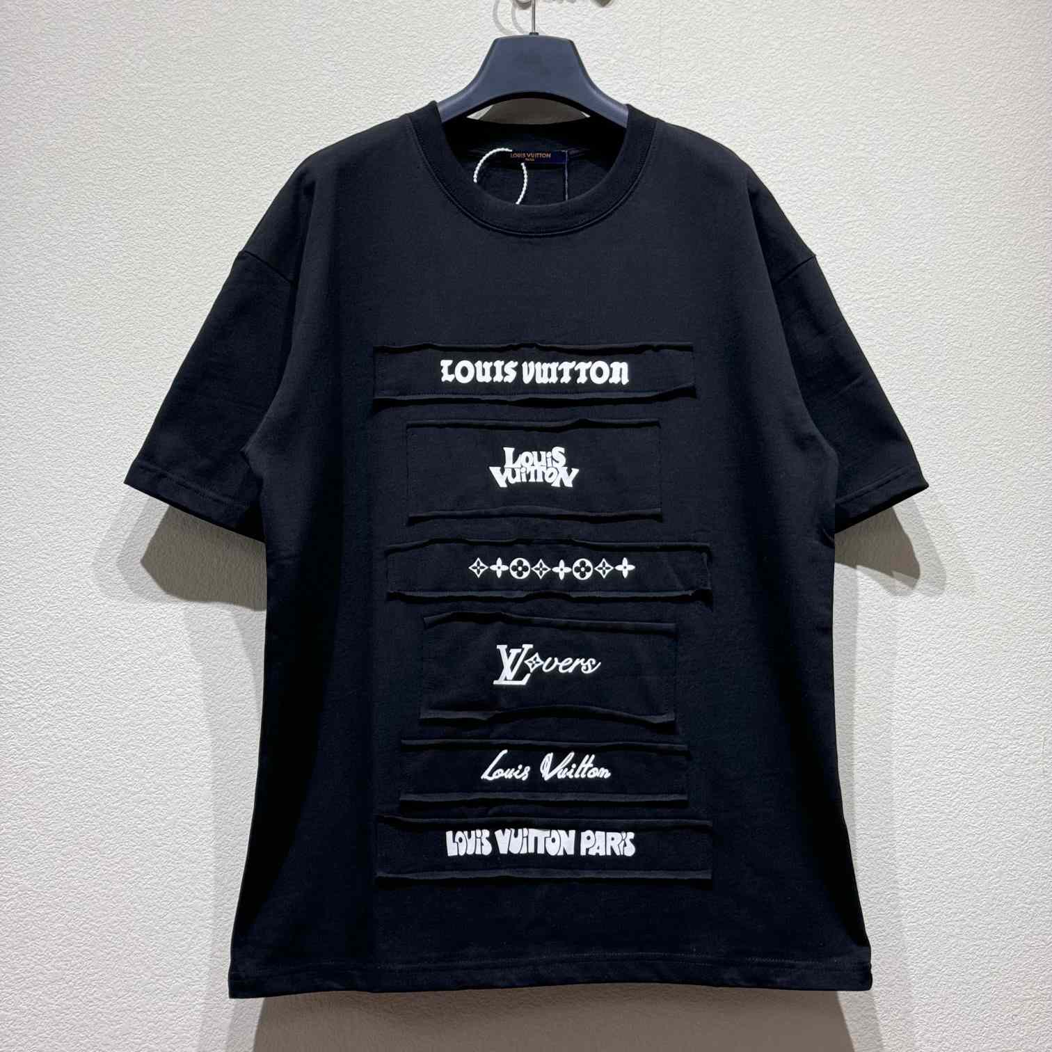 Louis Vuitton Short-Sleeved T-Shirt   - DesignerGu