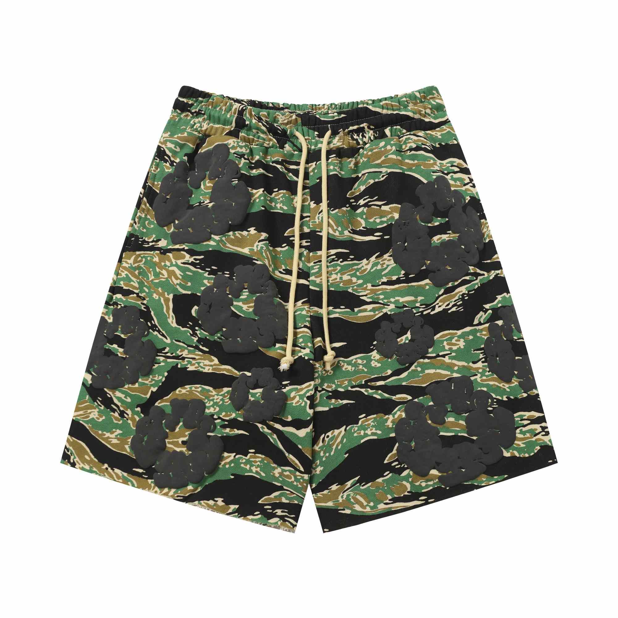 Denim Tears Camo Sweat Shorts - DesignerGu