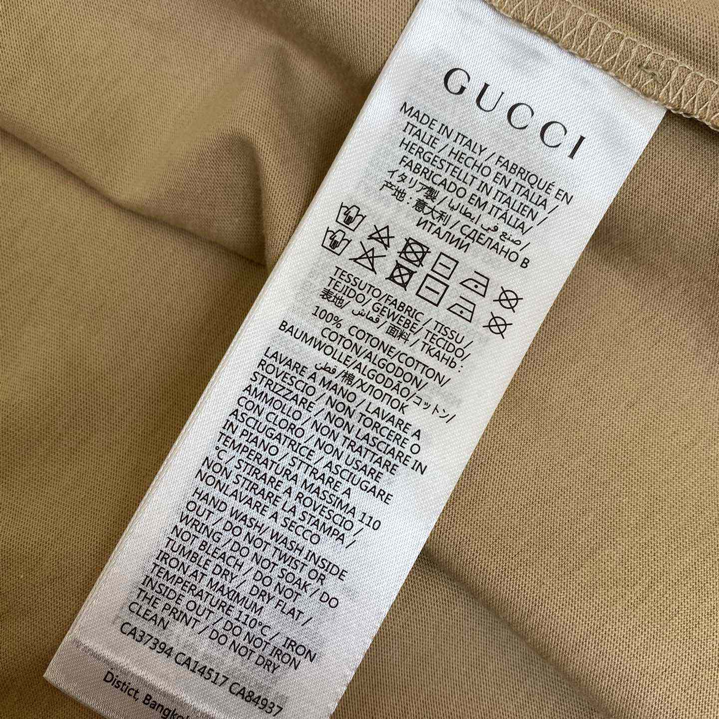 Gucci Cotton Jersey T-shirt With Print - DesignerGu