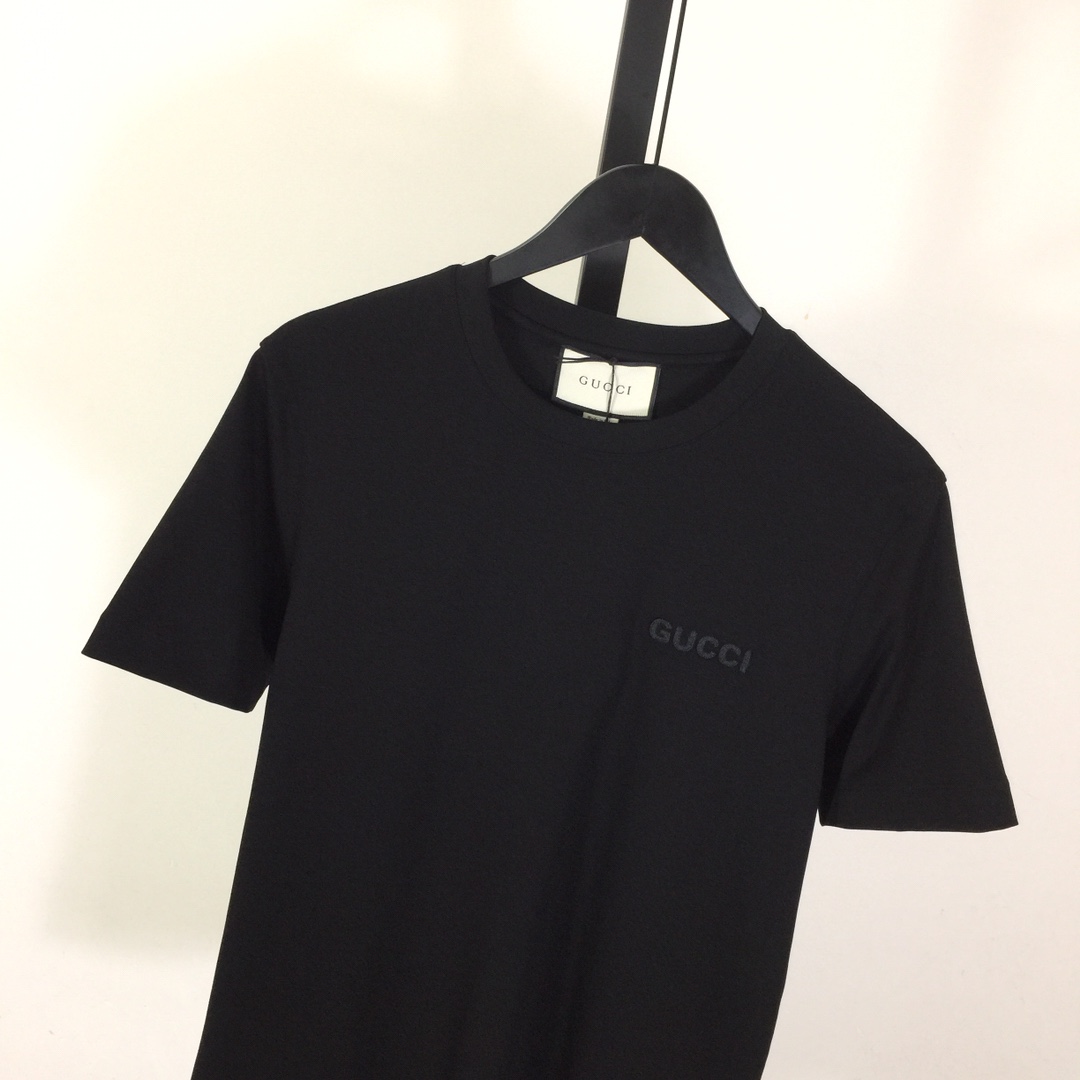 Gucci Cotton Jersey T-shirt With Embroidery - DesignerGu