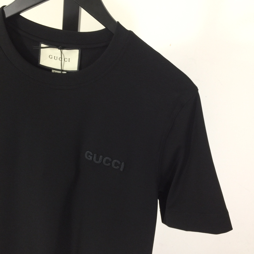 Gucci Cotton Jersey T-shirt With Embroidery - DesignerGu