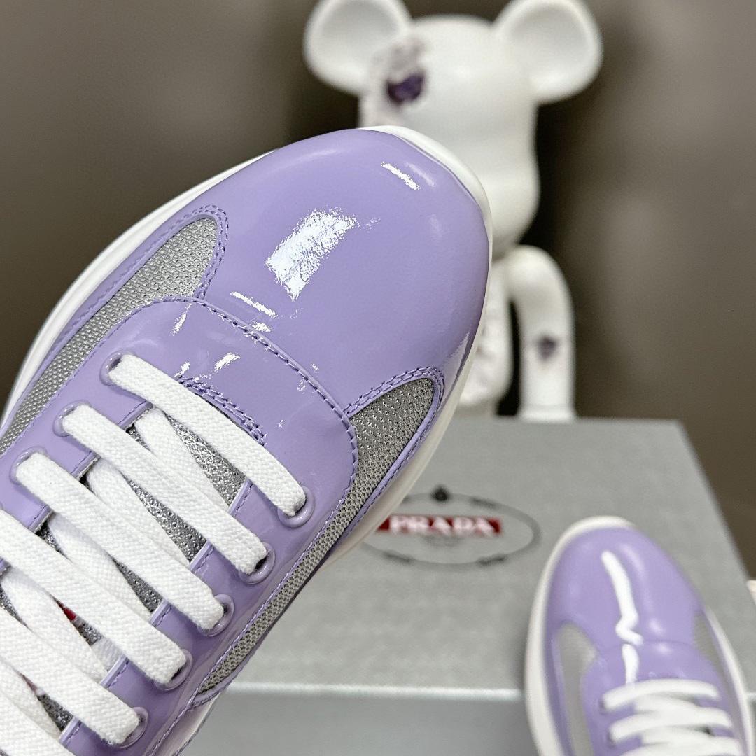 Prada America's Cup Biker Fabric Sneakers - 