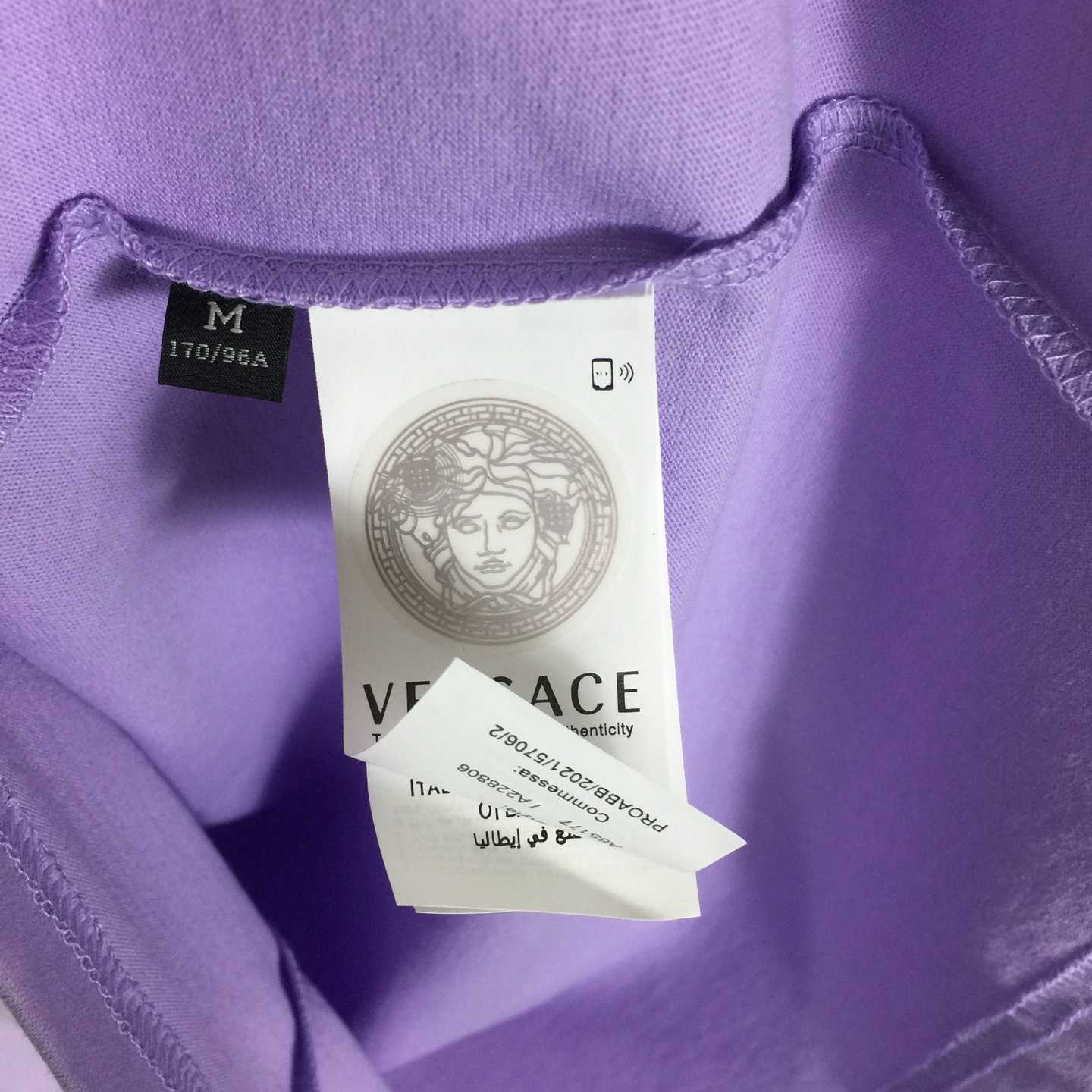 Versace Medusa Cotton T-shirt With Embroidery - DesignerGu