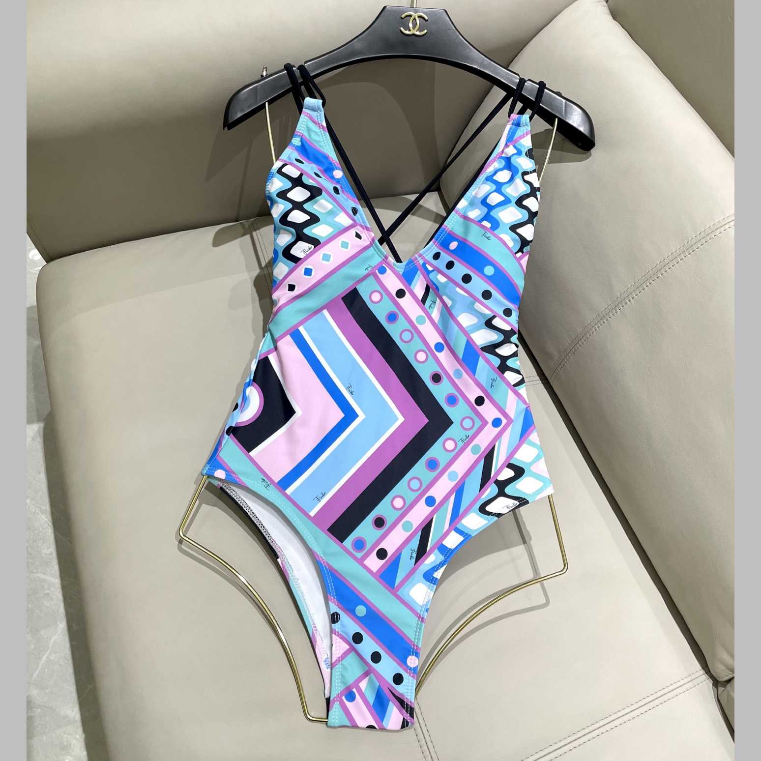 Pucci Iride-Print Swimsuit  - DesignerGu
